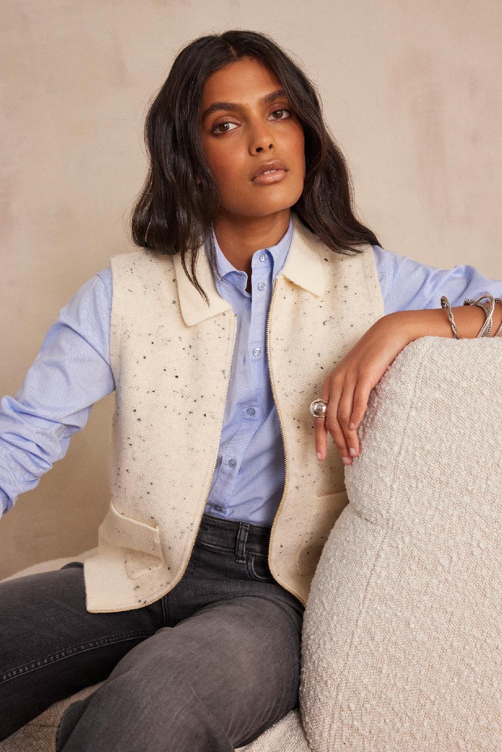 maison 123 BENJI sleeveless cardigan