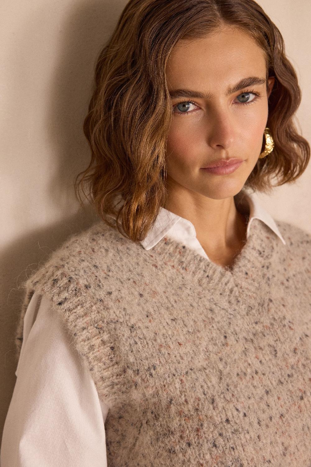 Maison 123 BERNICE Sleeveless Alpaca Jumper