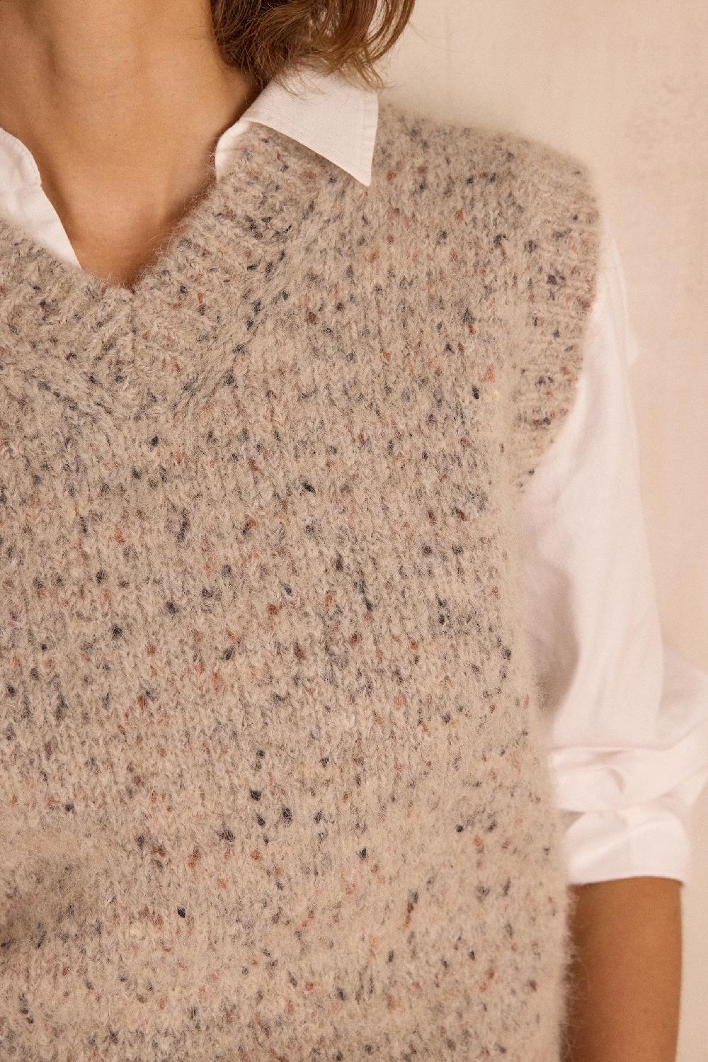 Maison 123 BERNICE Sleeveless Alpaca Jumper