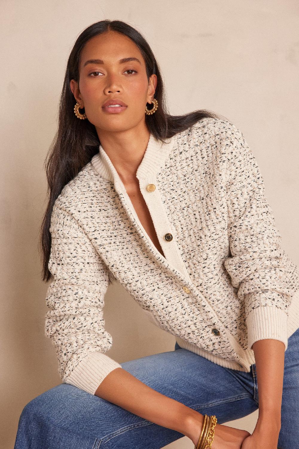 Maison 123 BEVERLY Wool Cardigan Jacket