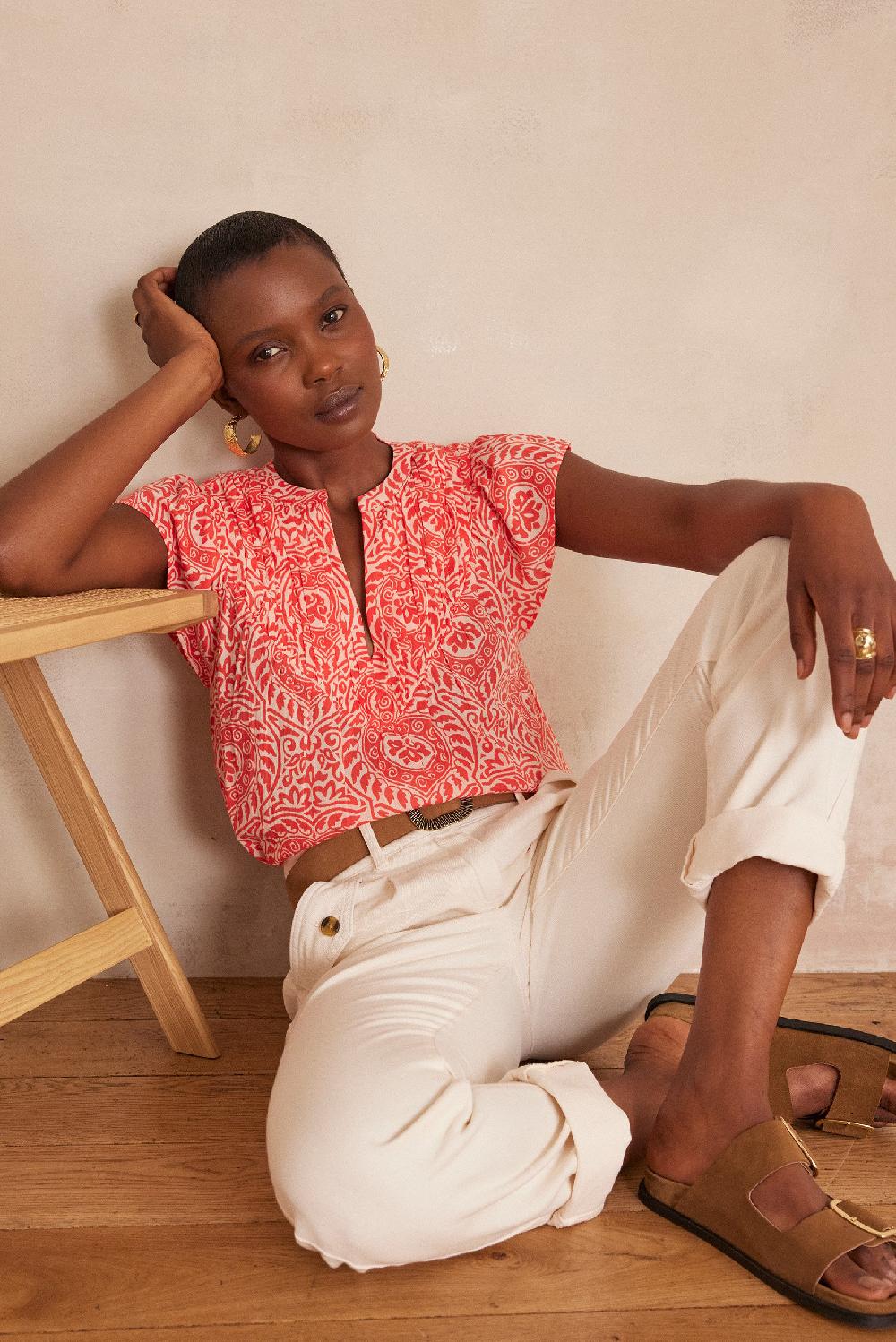 maison 123 BILLIE cotton blouse