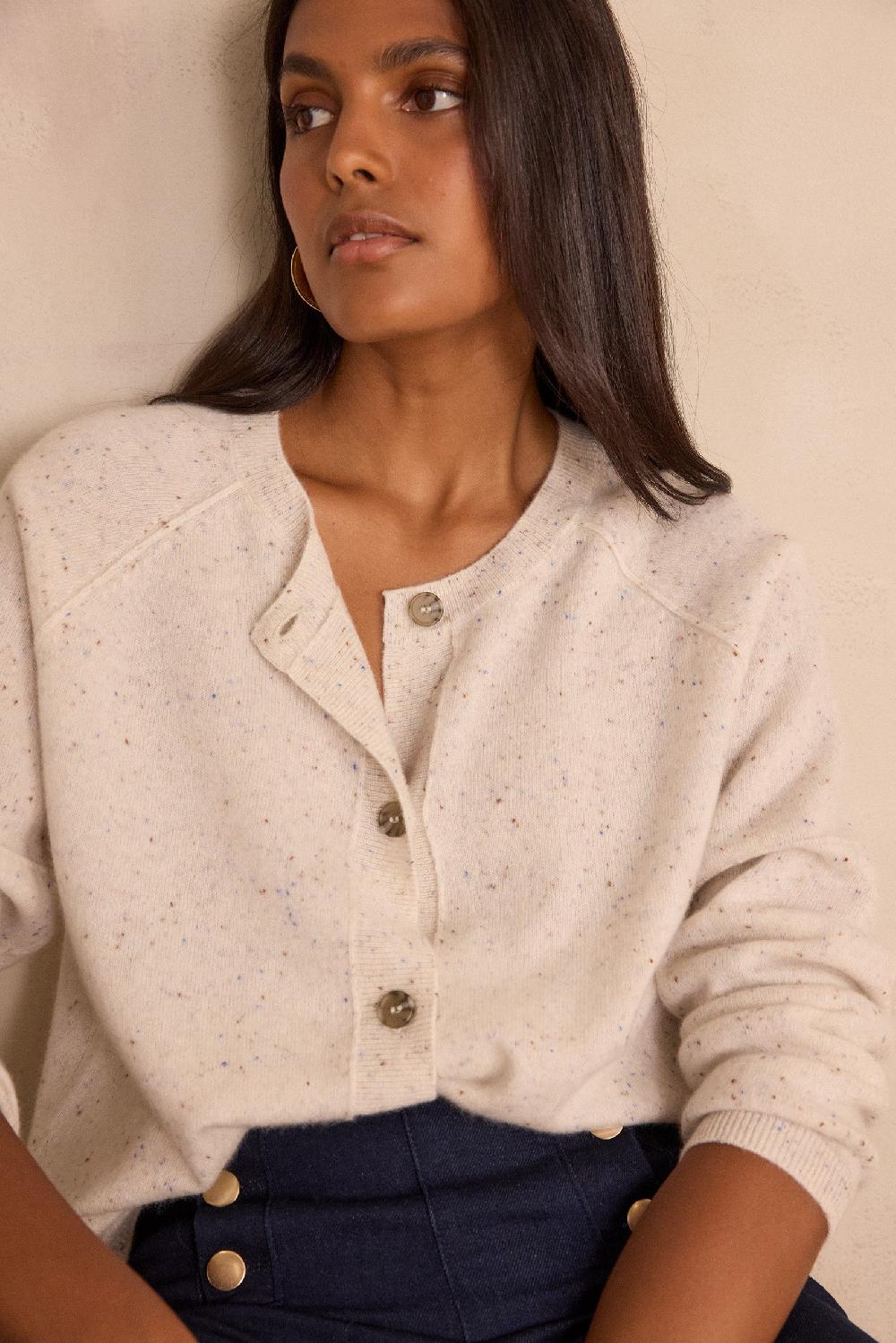 Maison 123 BILLY BIS Cardigan In 100% Cashmere