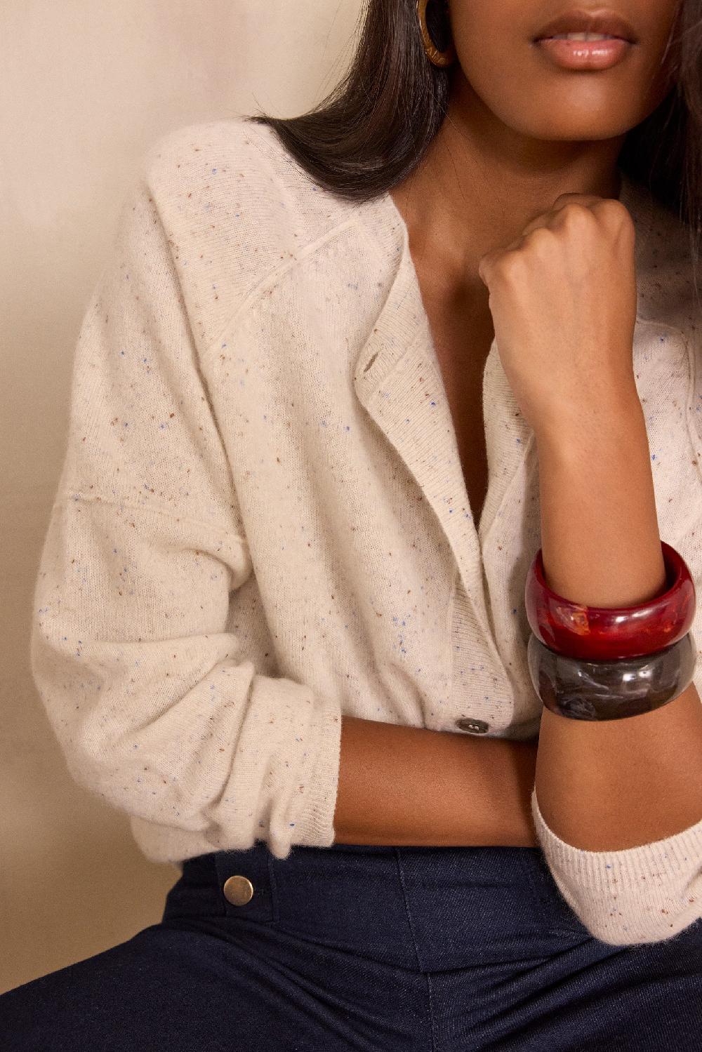 Maison 123 BILLY BIS Cardigan In 100% Cashmere