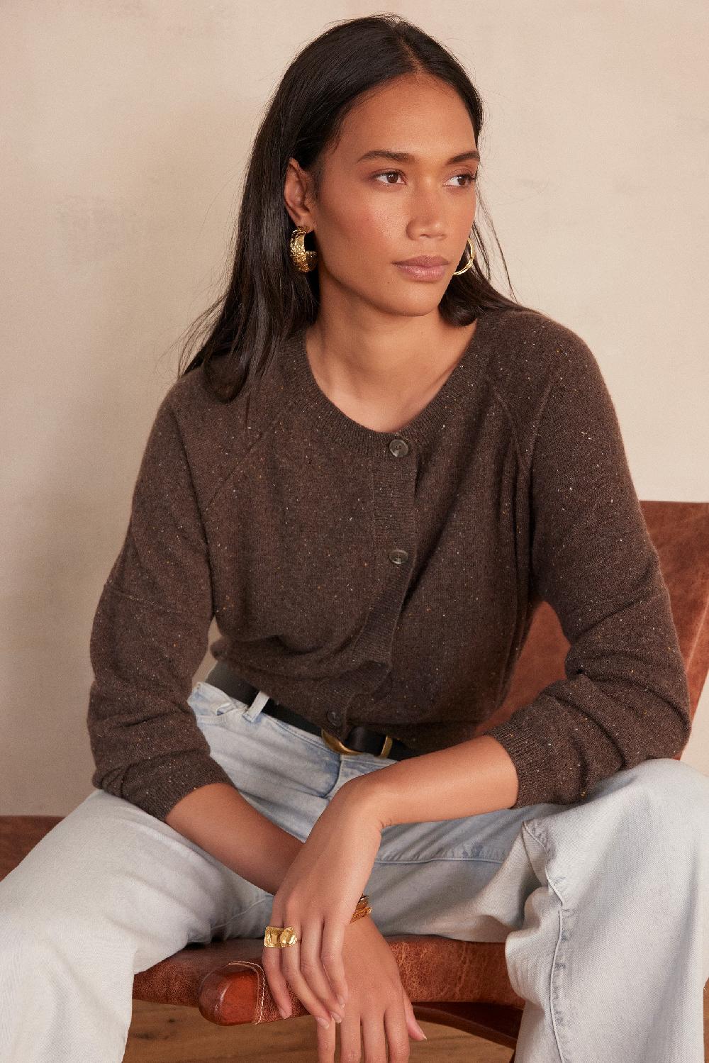 maison 123 BILLY BIS cardigan in 100% cashmere