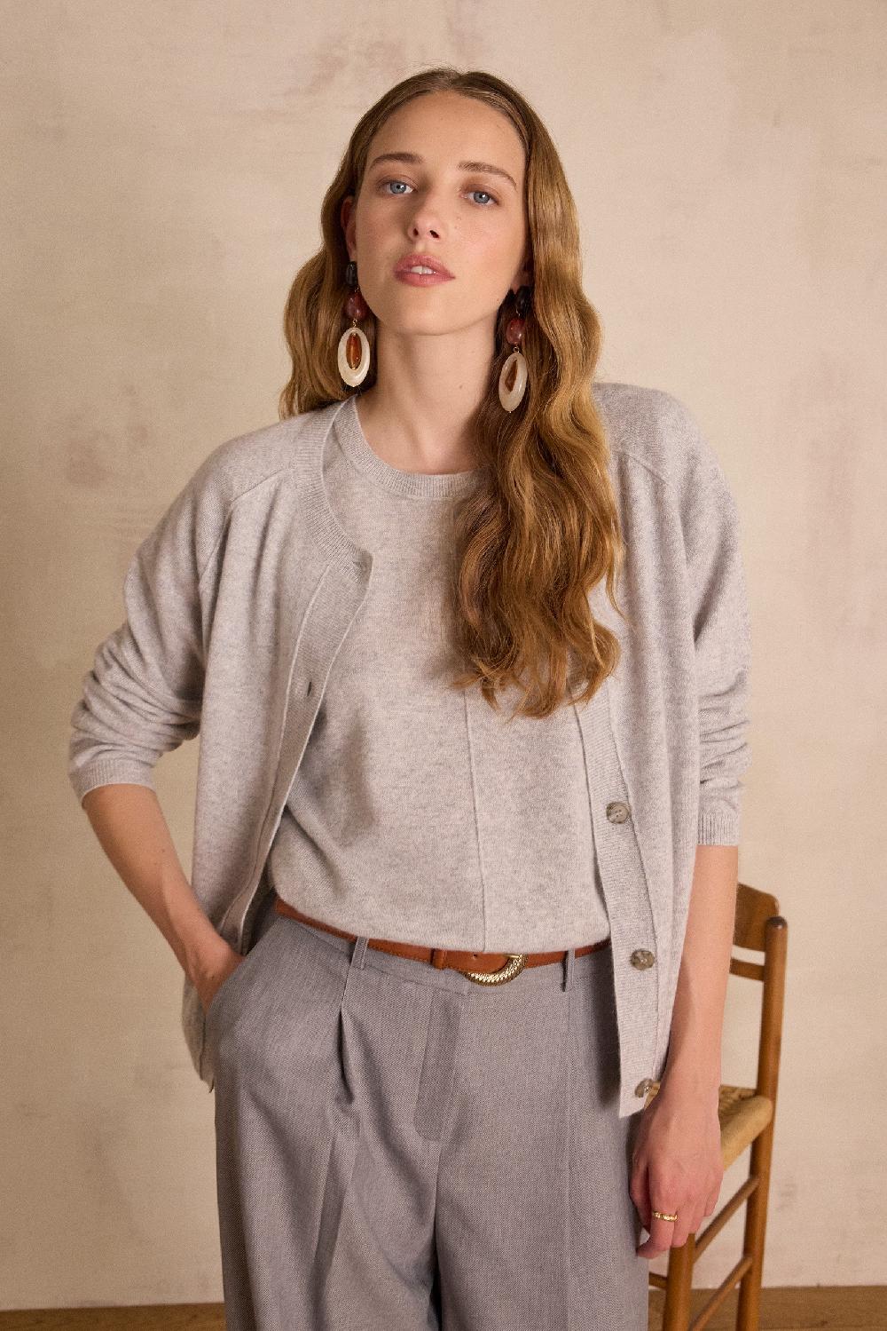 Maison 123 BILLY Cardigan In 100% Cashmere