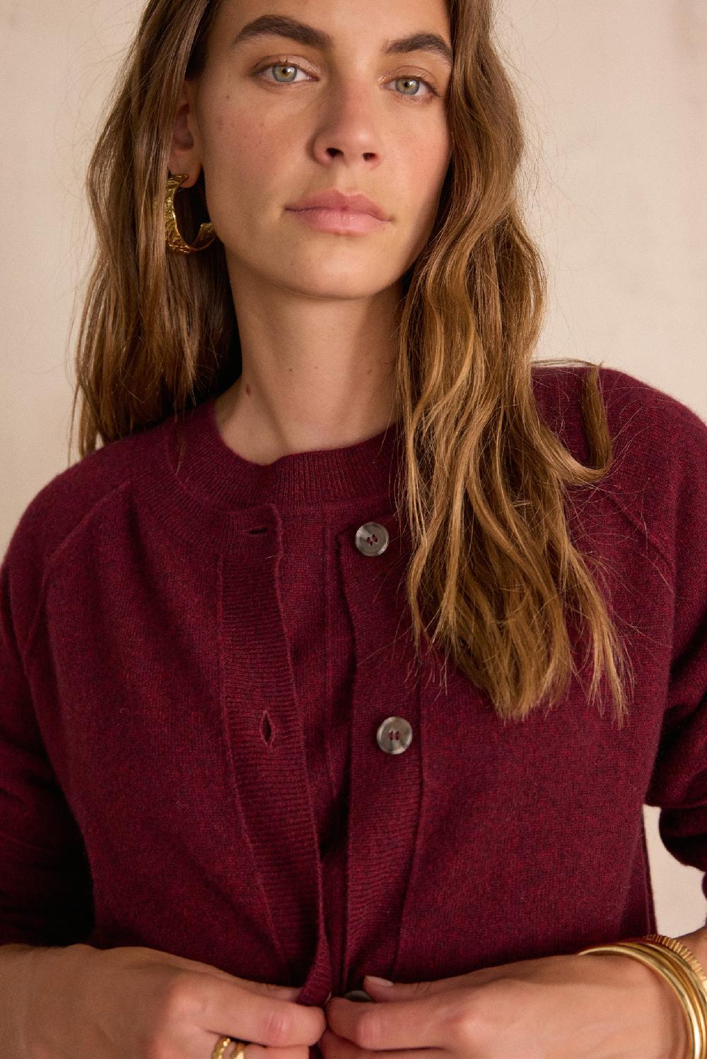 Maison 123 BILLY Cardigan In 100% Recycled Cashmere