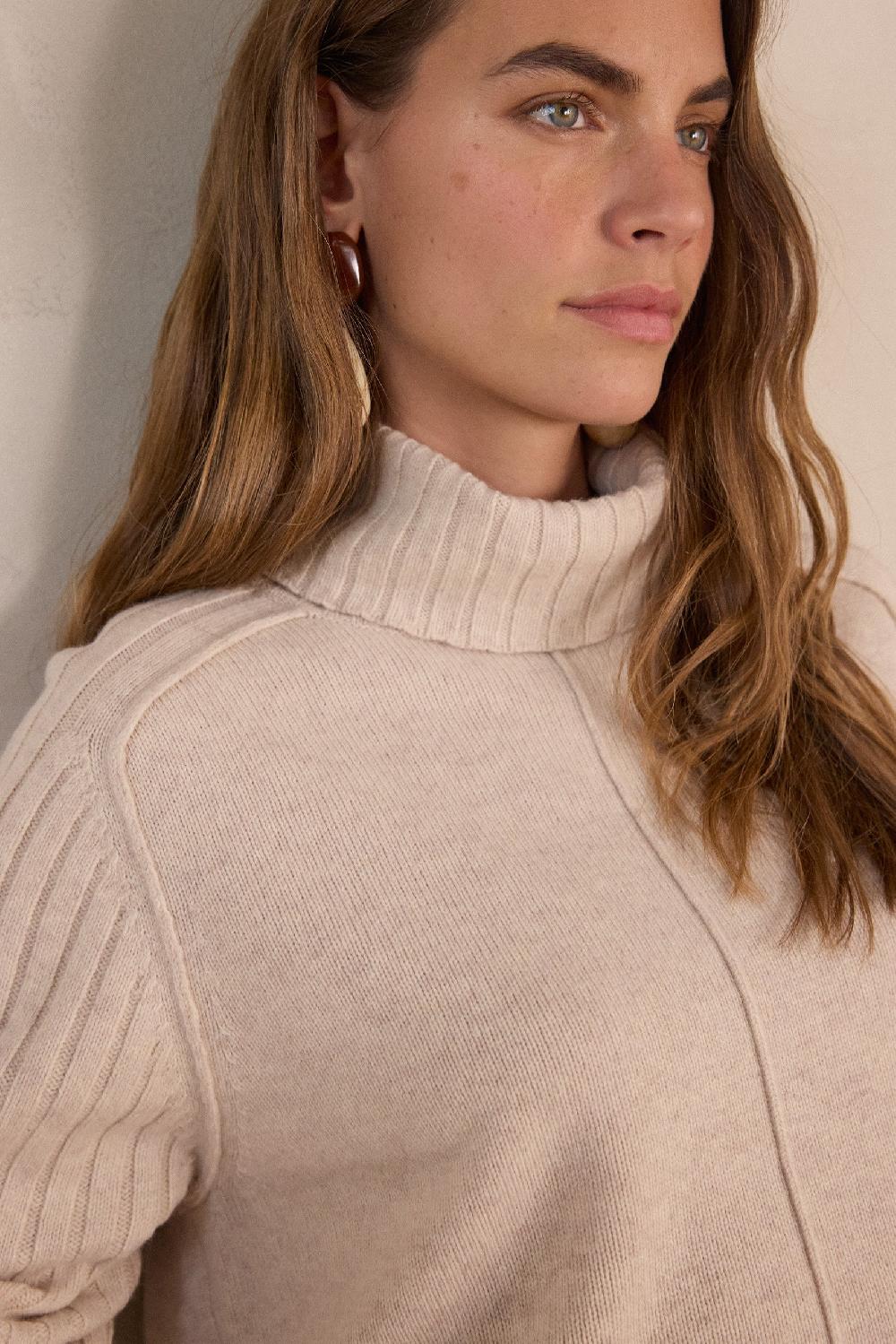 Maison 123 BLAISE Turtleneck Jumper In Wool