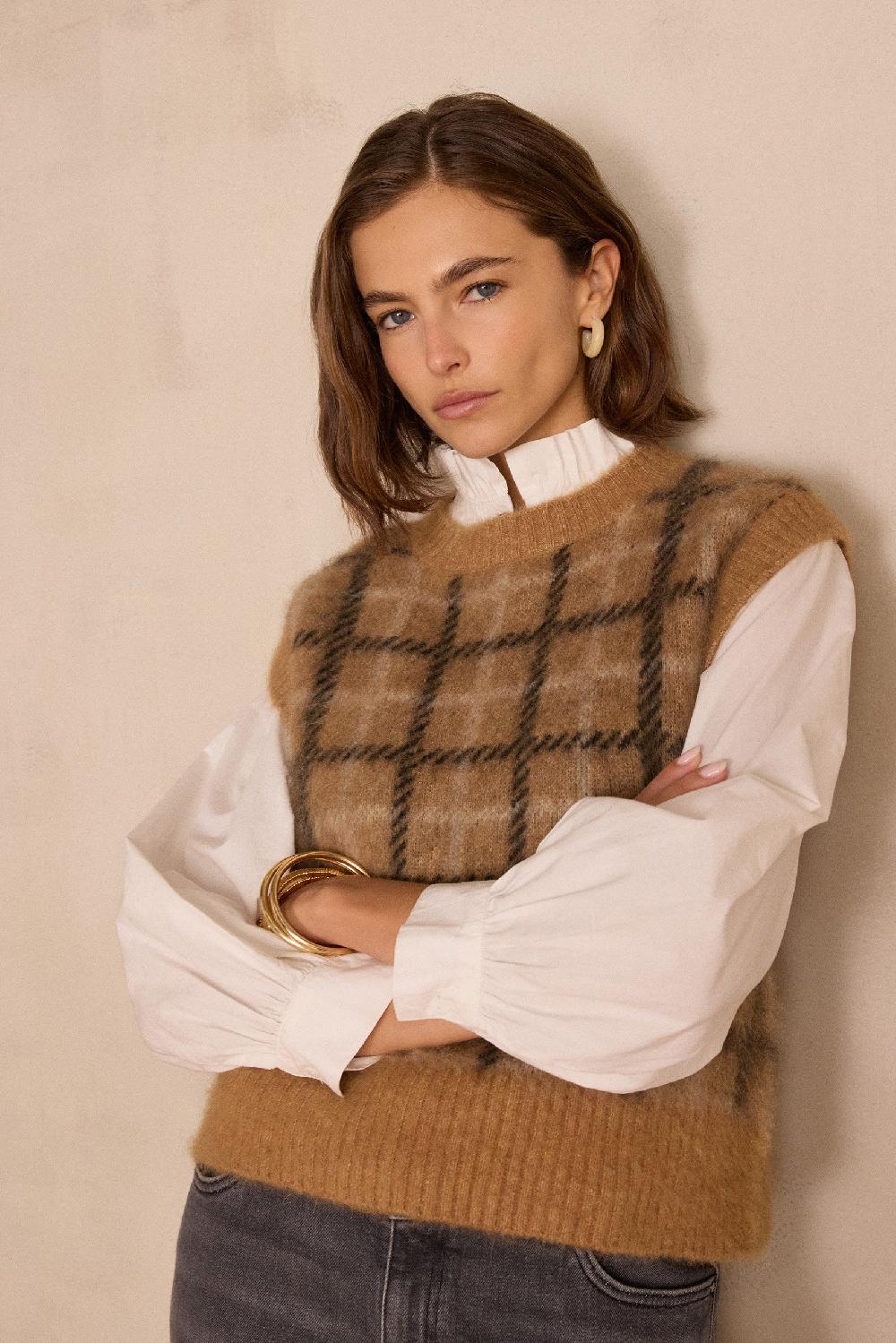 Maison 123 BLONDIE Sleeveless Alpaca Jumper