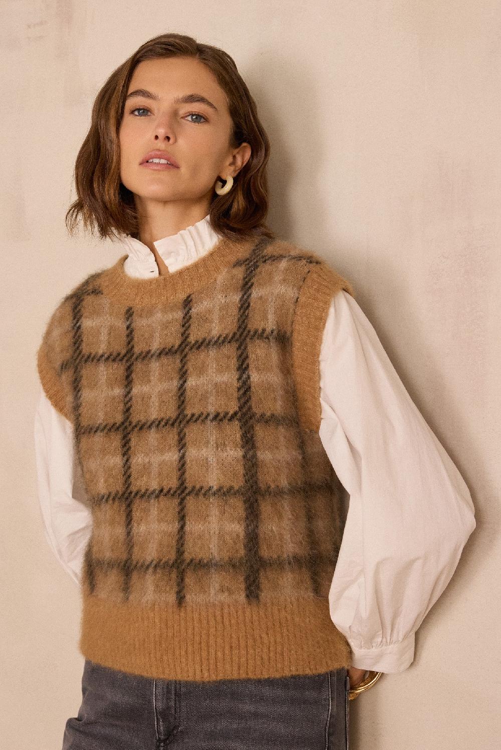 Maison 123 BLONDIE Sleeveless Alpaca Jumper