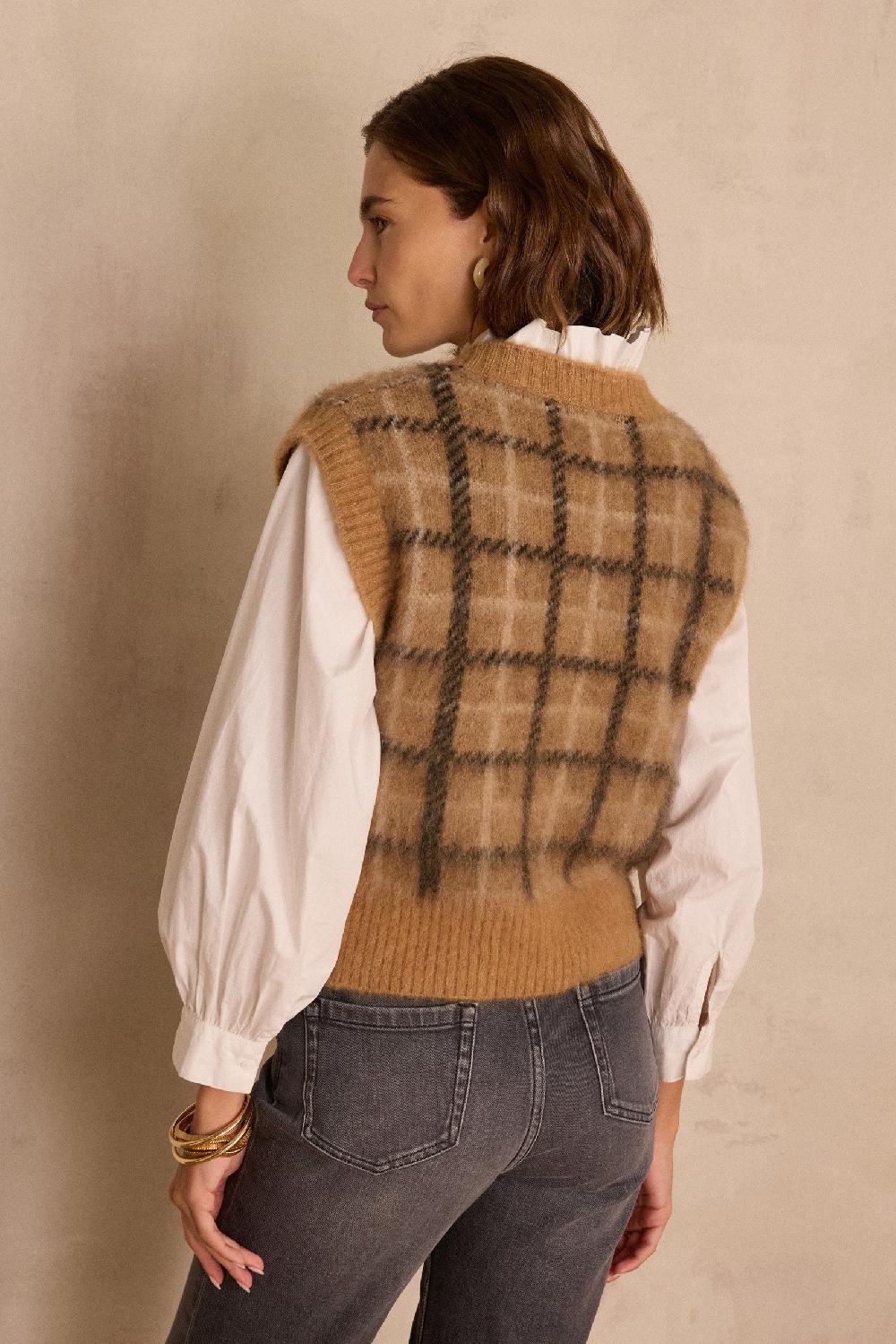 Maison 123 BLONDIE Sleeveless Alpaca Jumper