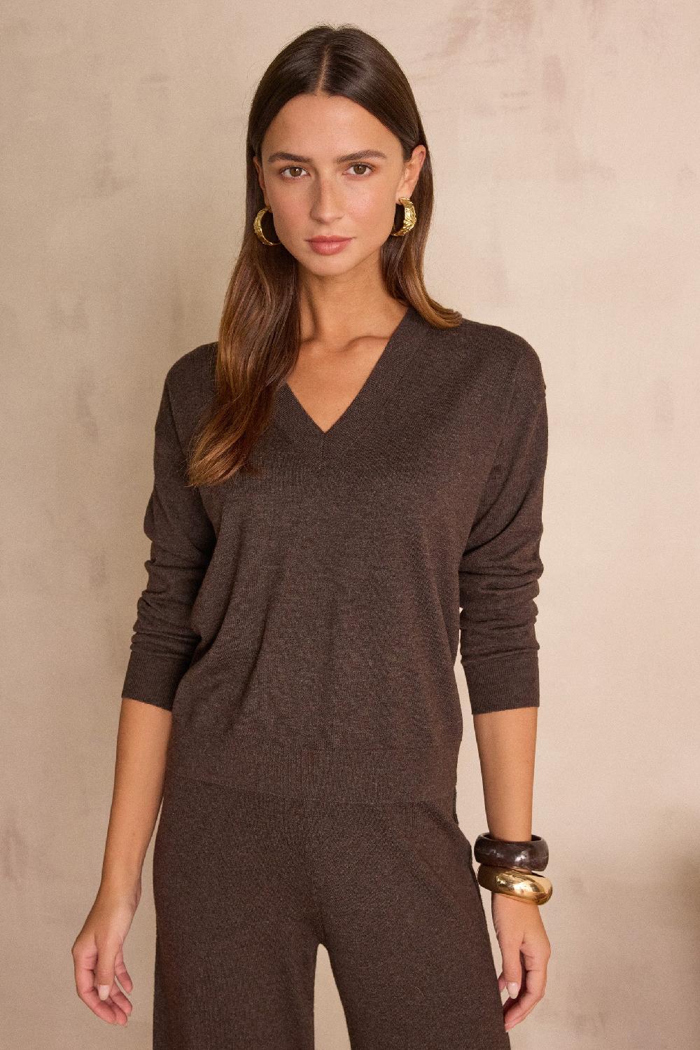 Maison 123 BOB V-neck Jumper In Wool