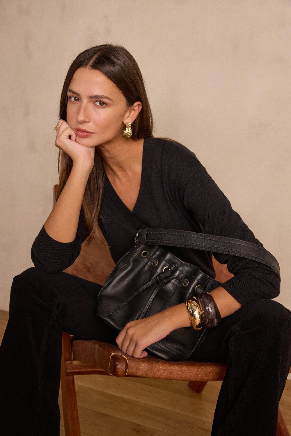 maison 123 BOB V-neck jumper in wool