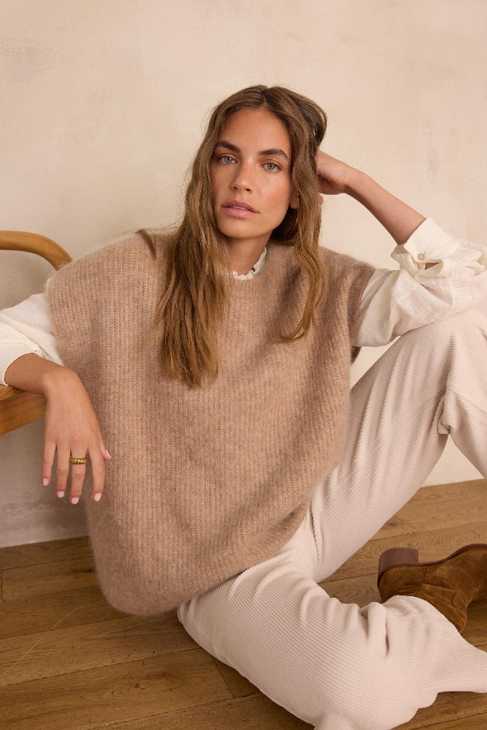 Maison 123 BOHEME Batwing Jumper In Mohair