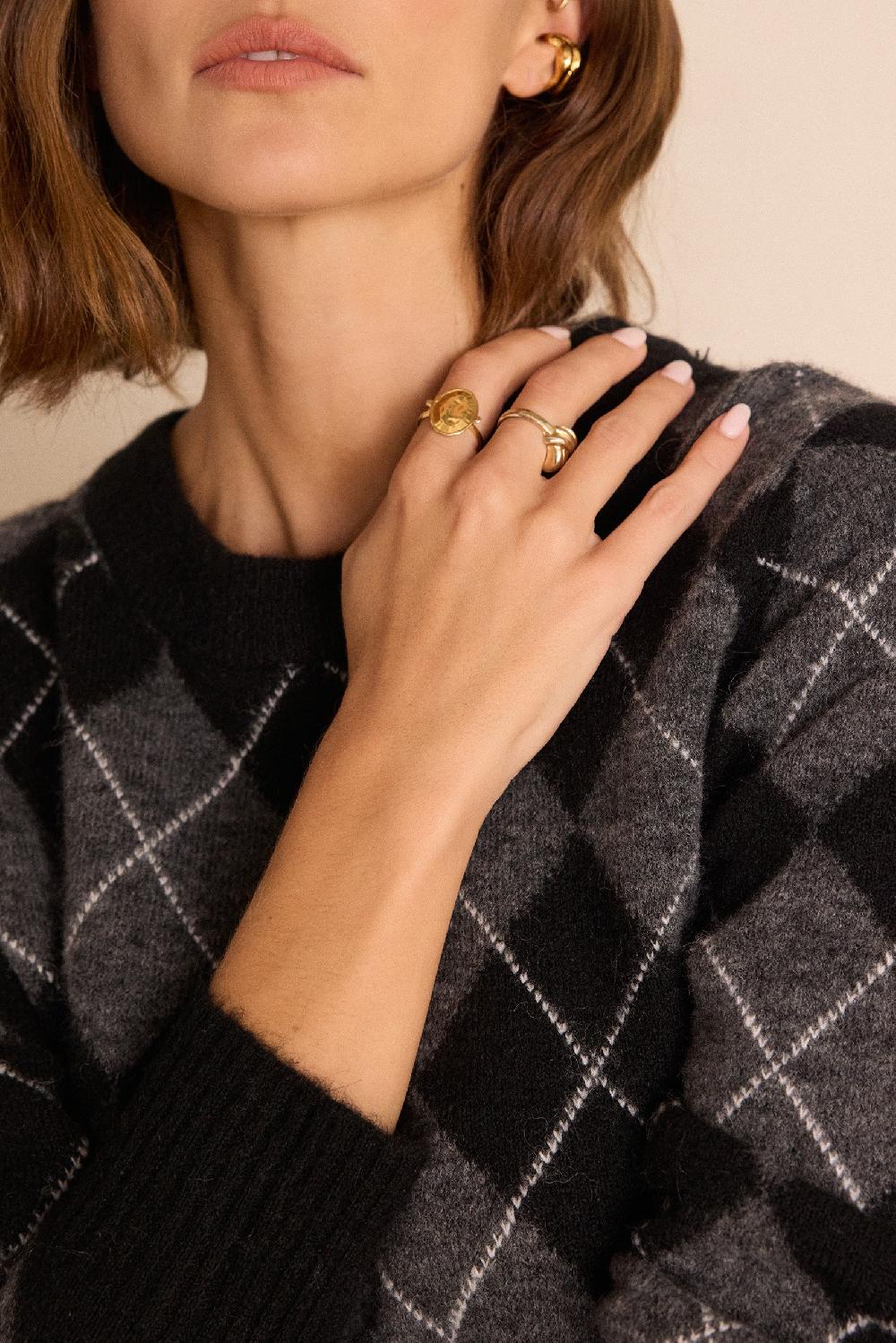 Maison 123 BONIFACE Argyle Pattern Jumper