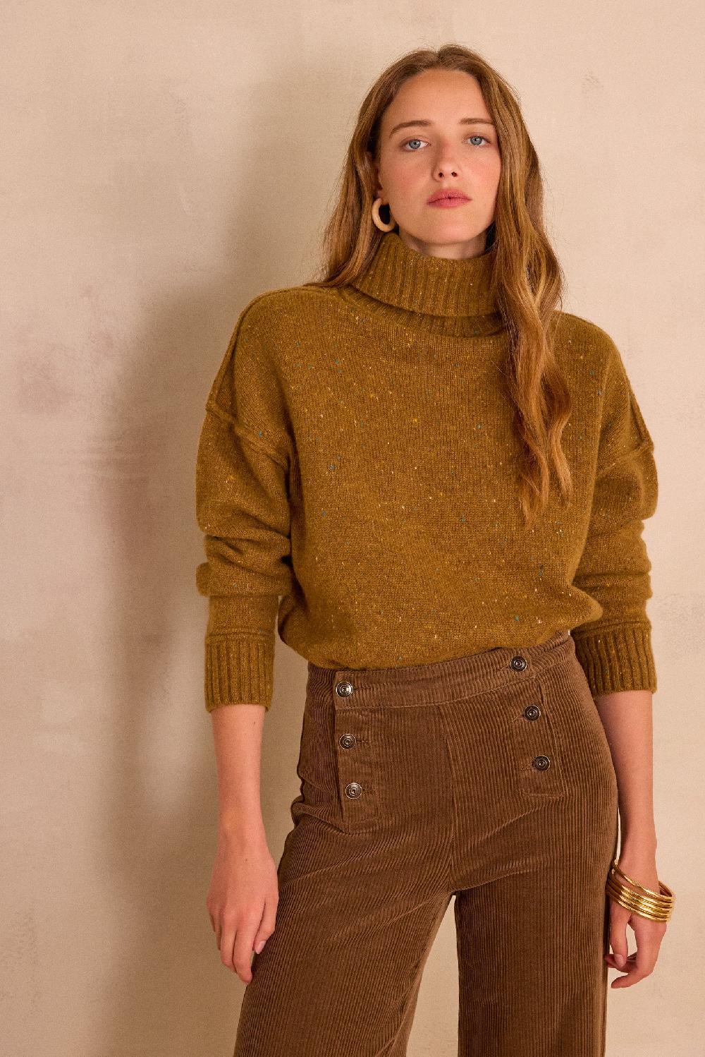 Maison 123 BRANDO 100% Wool Turtleneck Jumper