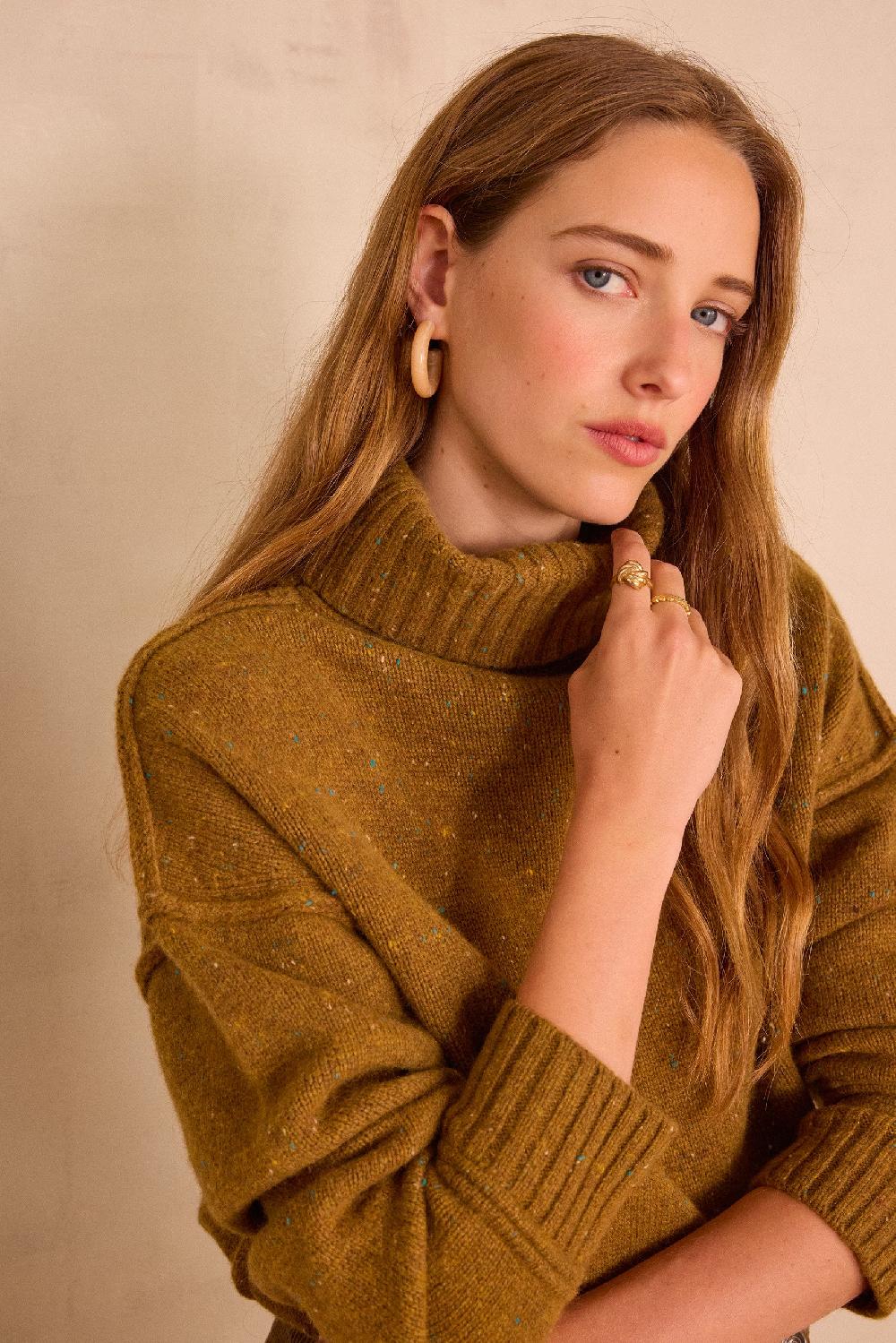 maison 123 BRANDO 100% wool turtleneck jumper