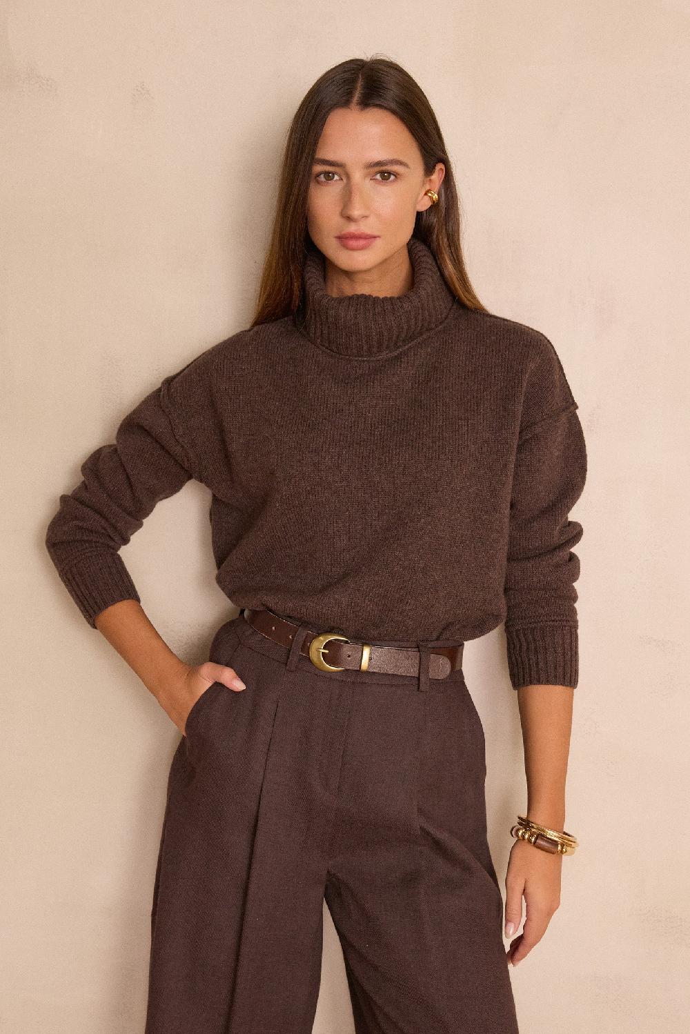 maison 123 BRANDO turtleneck jumper 100% wool