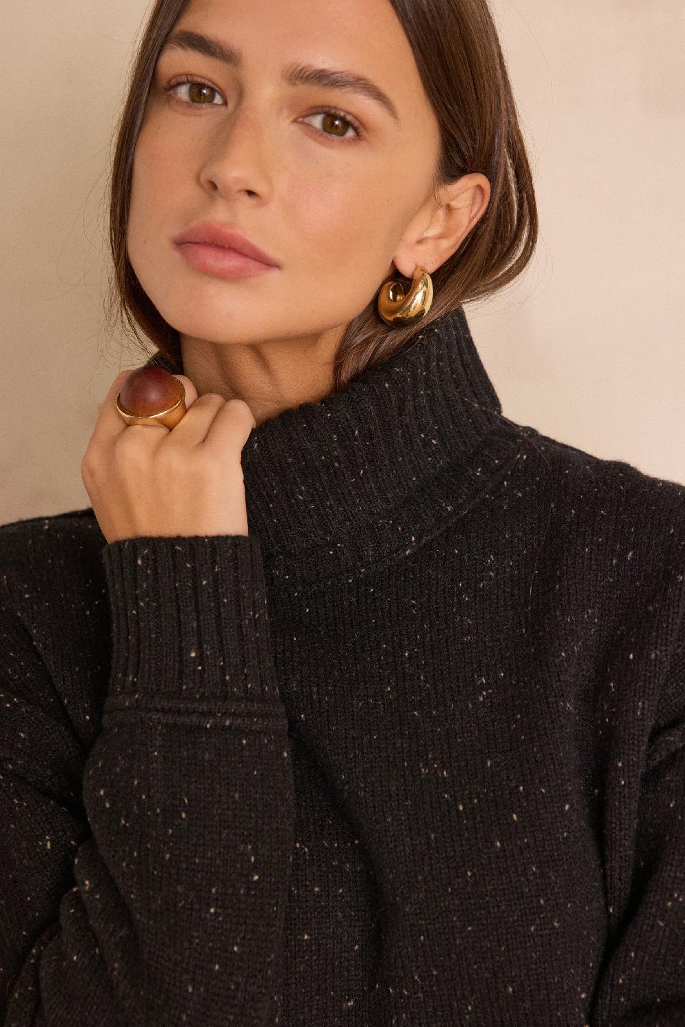 Maison 123 BRANDO Turtleneck Jumper In 100% Wool