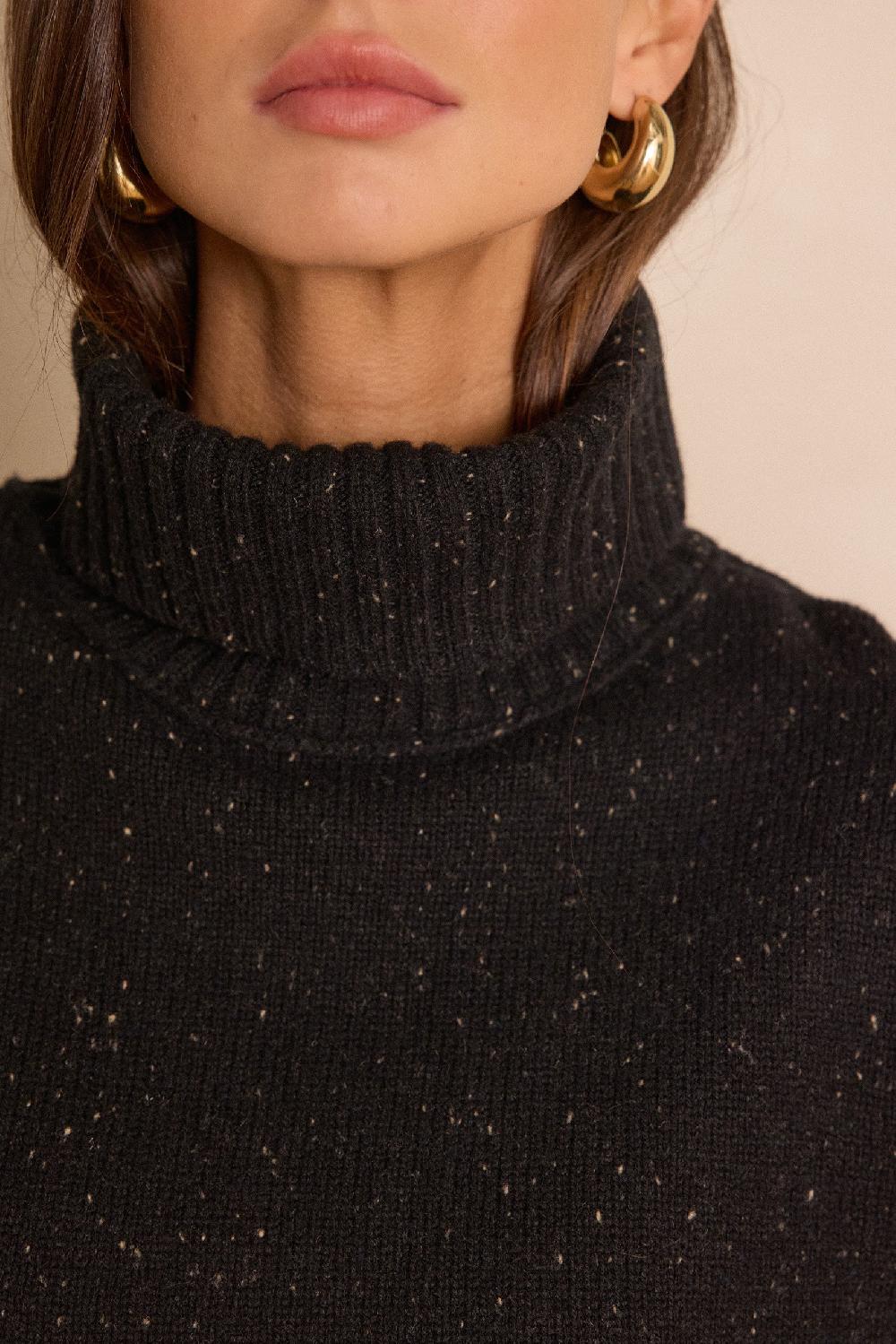 Maison 123 BRANDO Turtleneck Jumper In 100% Wool