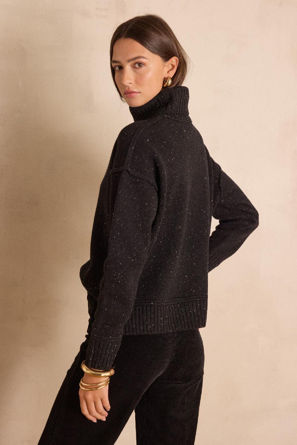Maison 123 BRANDO Turtleneck Jumper In 100% Wool