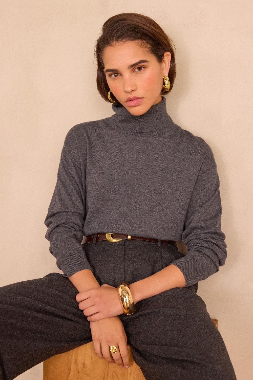 maison 123 BRIAC wool turtleneck jumper