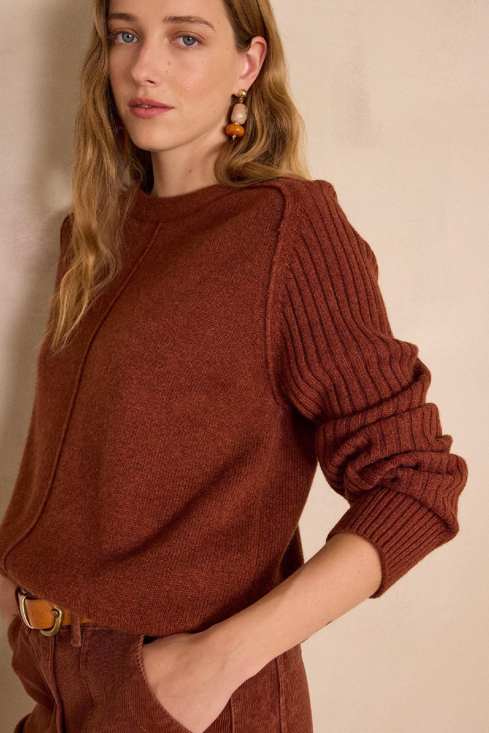 Maison 123 BROOKLYN Ribbed Wool Jumper