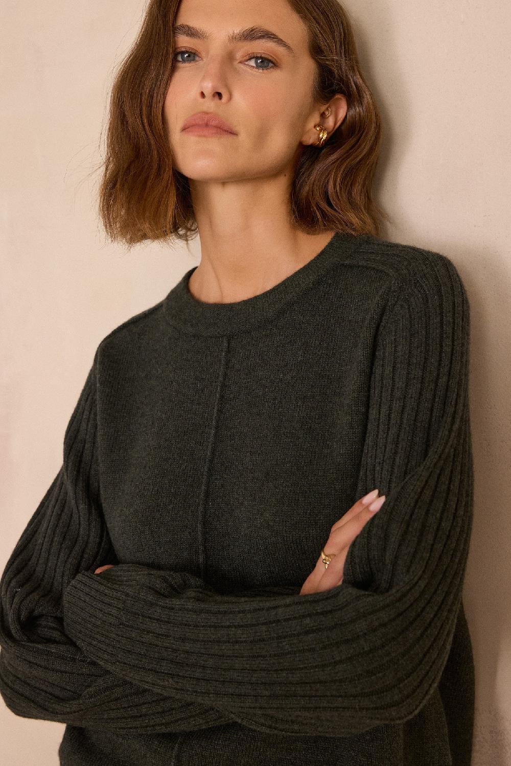Maison 123 BROOKLYN Ribbed Wool Jumper