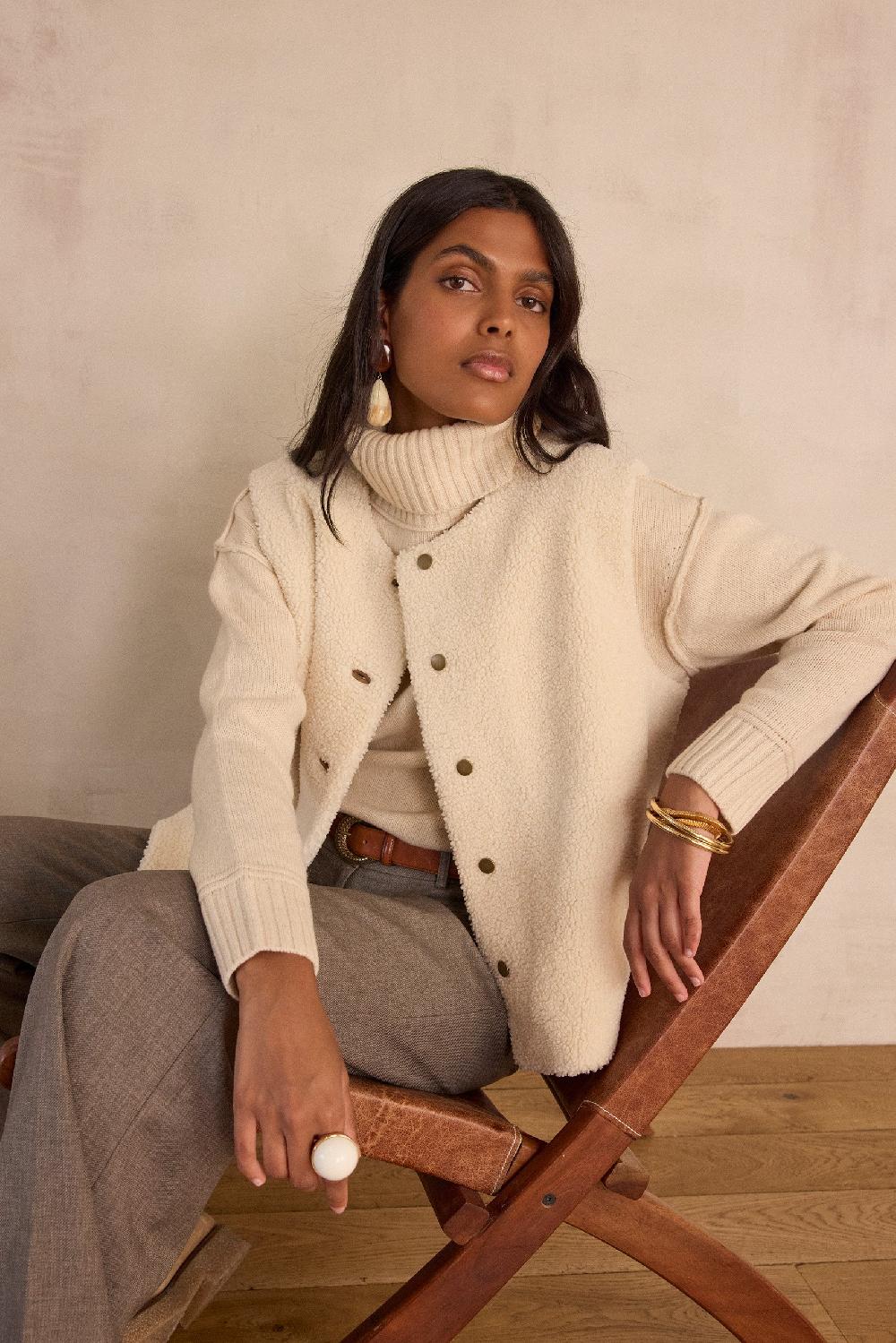 maison 123 BROOKLYN sleeveless jacket