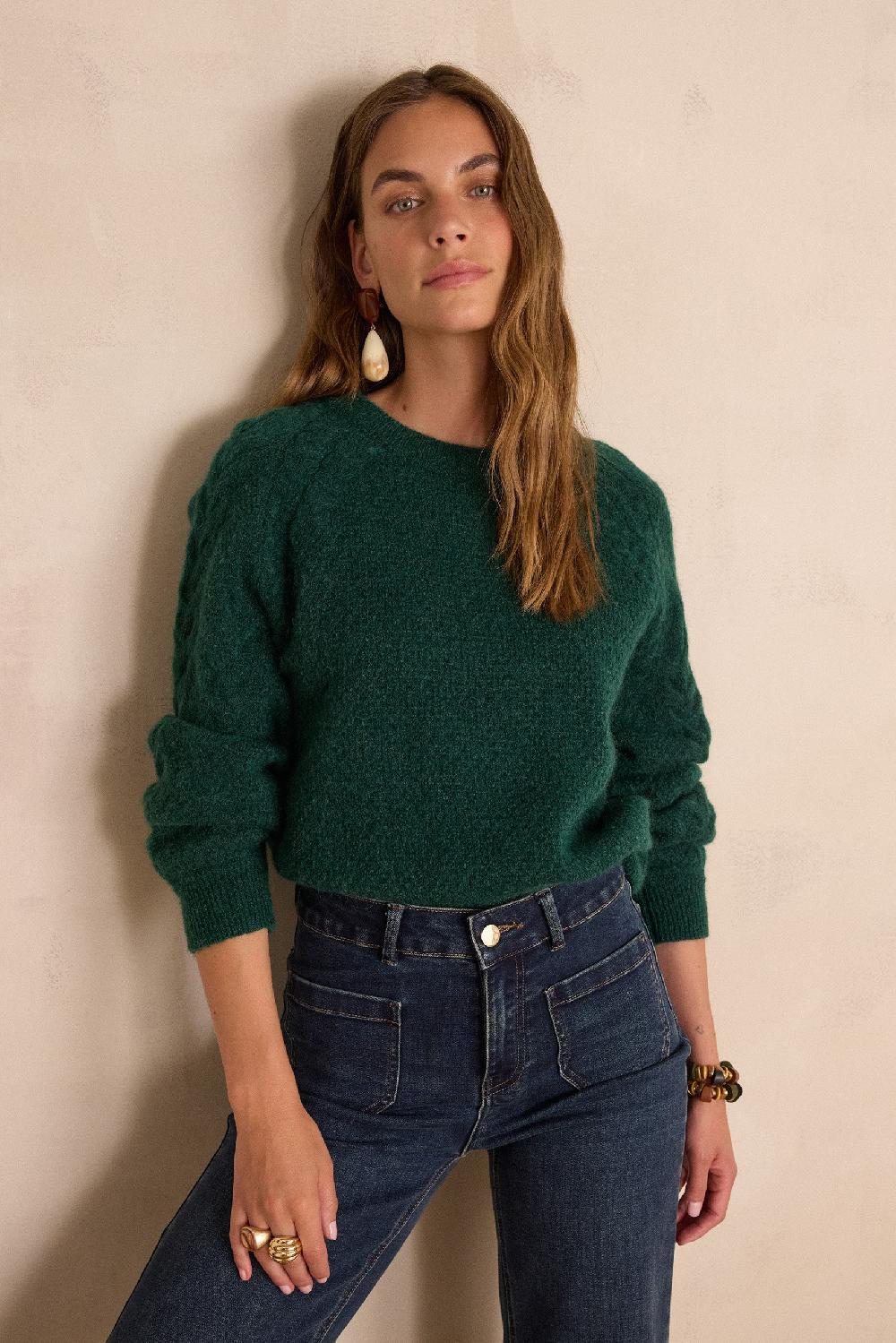 maison 123 BRUNO Jumper in wool and mohair