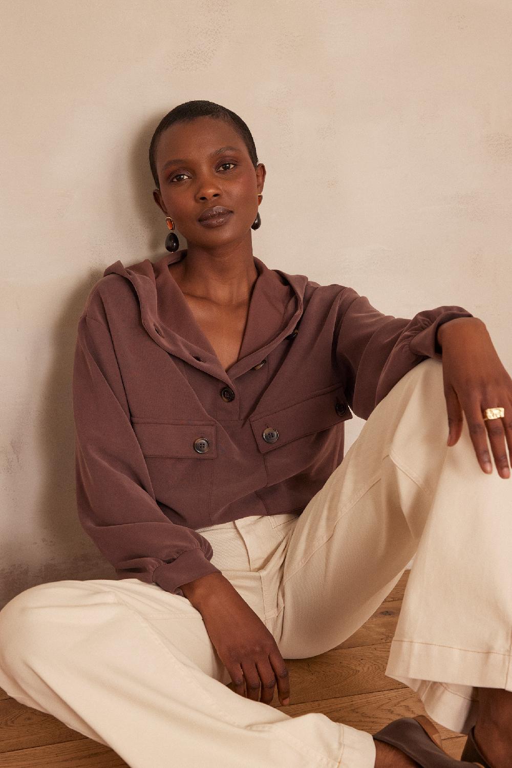 maison 123 CADIX Hooded Sweatshirt