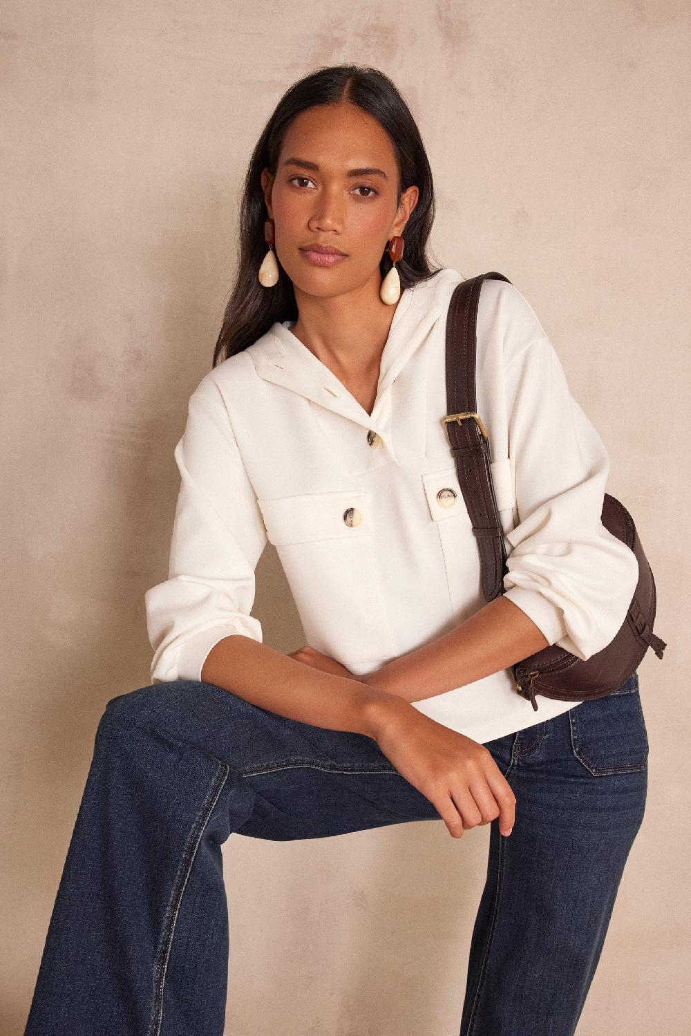 maison 123 CADIX Hooded Sweatshirt