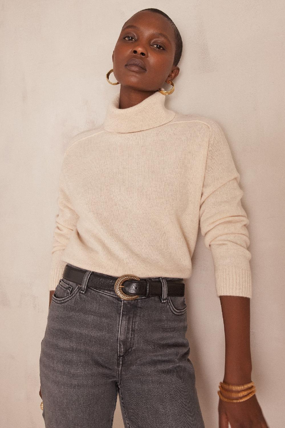 Maison 123 CELESTIN 100% Wool Turtleneck Jumper