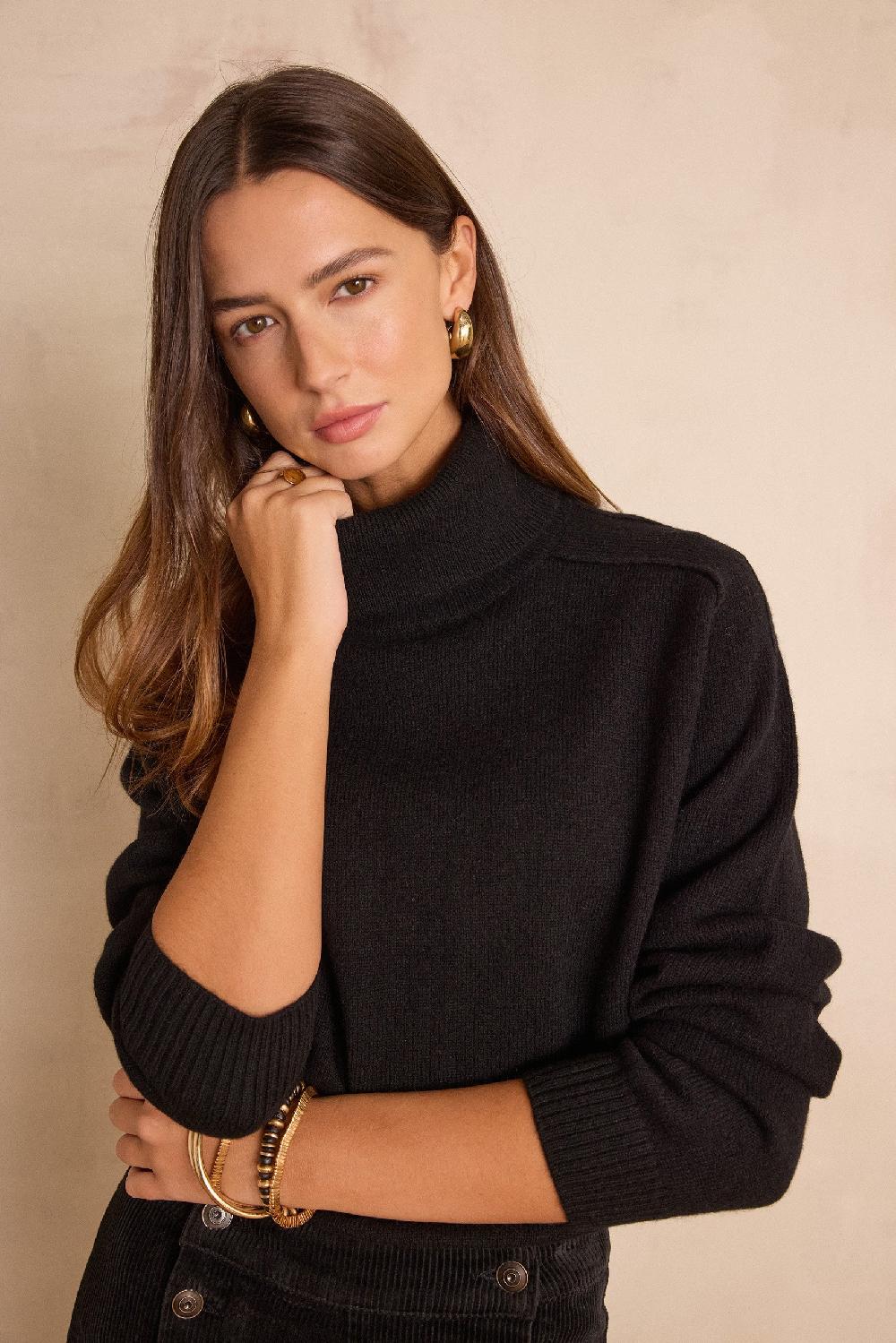 Maison 123 CELESTIN Turtleneck Jumper 100% Wool