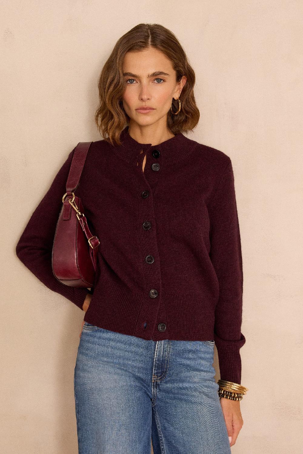 Maison 123 CHRIS Cardigan In Wool And Yak