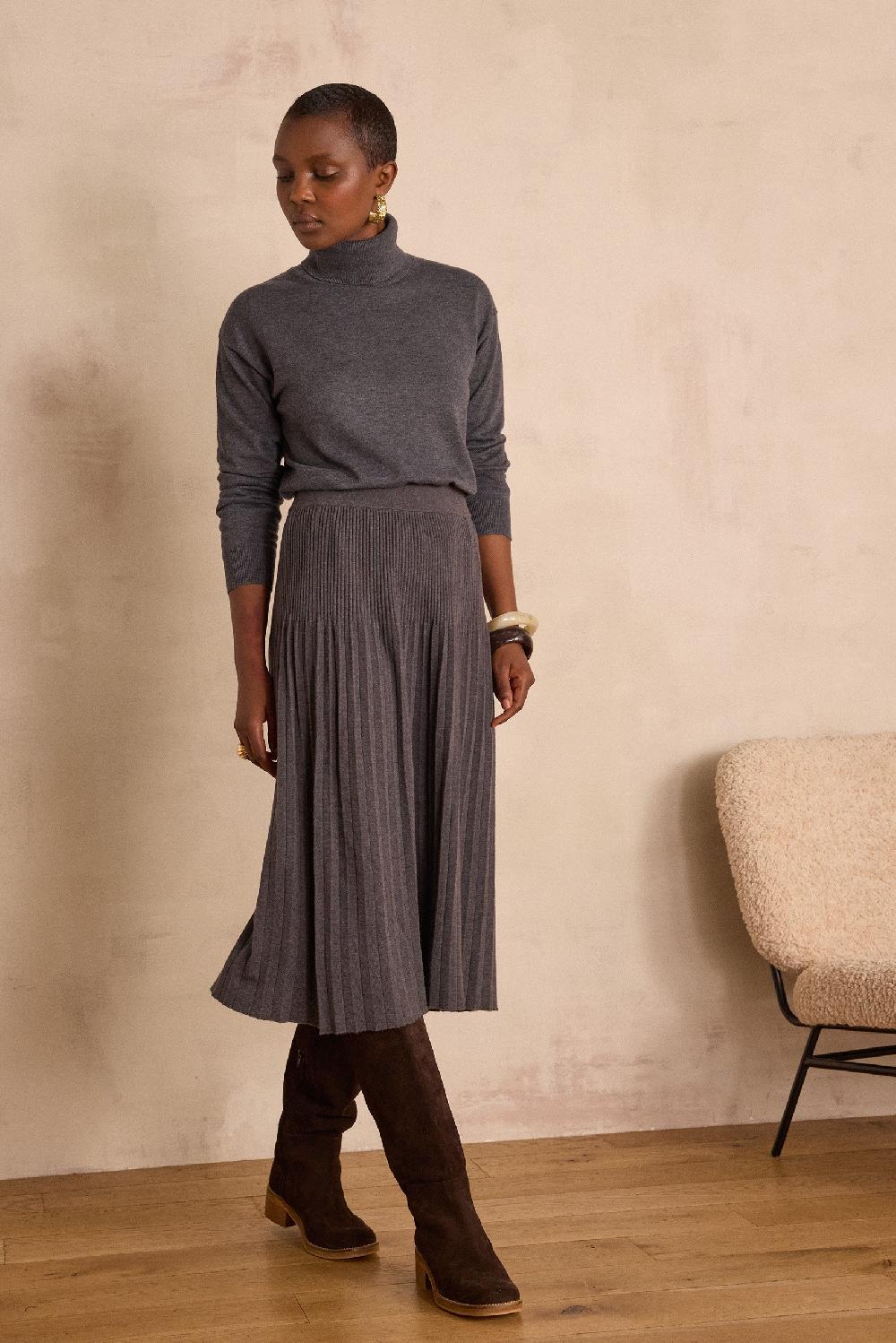 maison 123 CLAUDIA pleated skirt