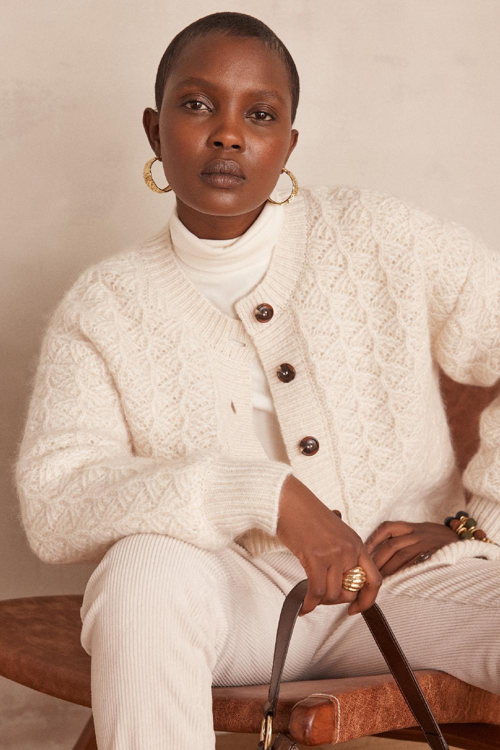 Maison 123 COSMO Mohair And Wool Cardigan