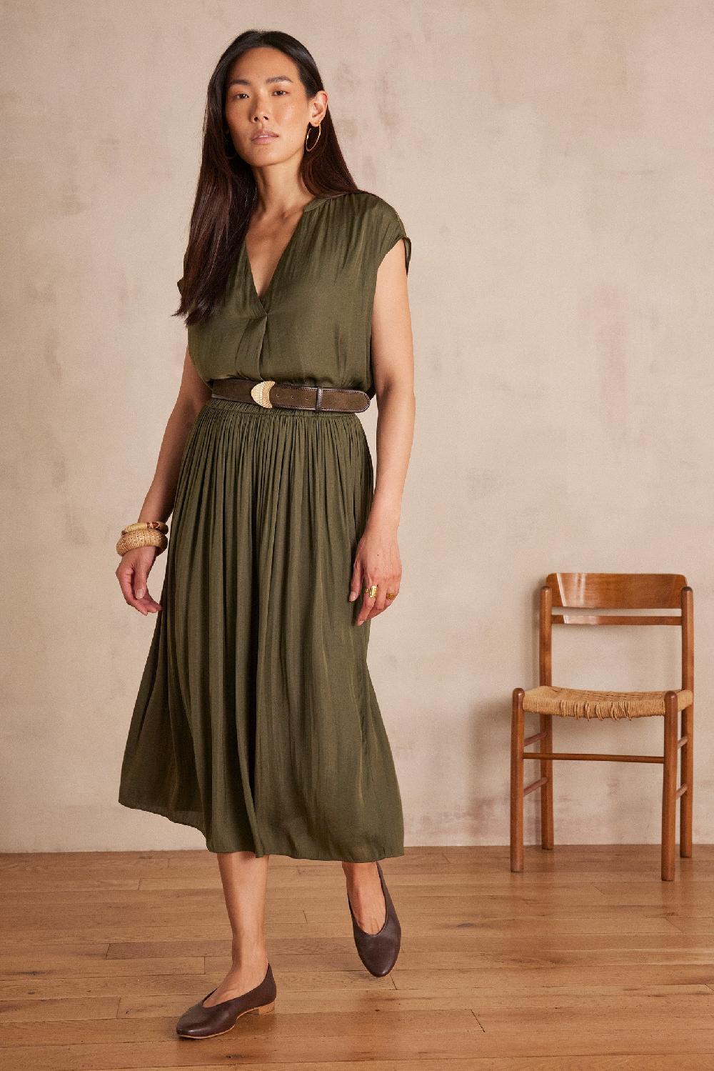 maison 123 CRYSTAL pleated skirt