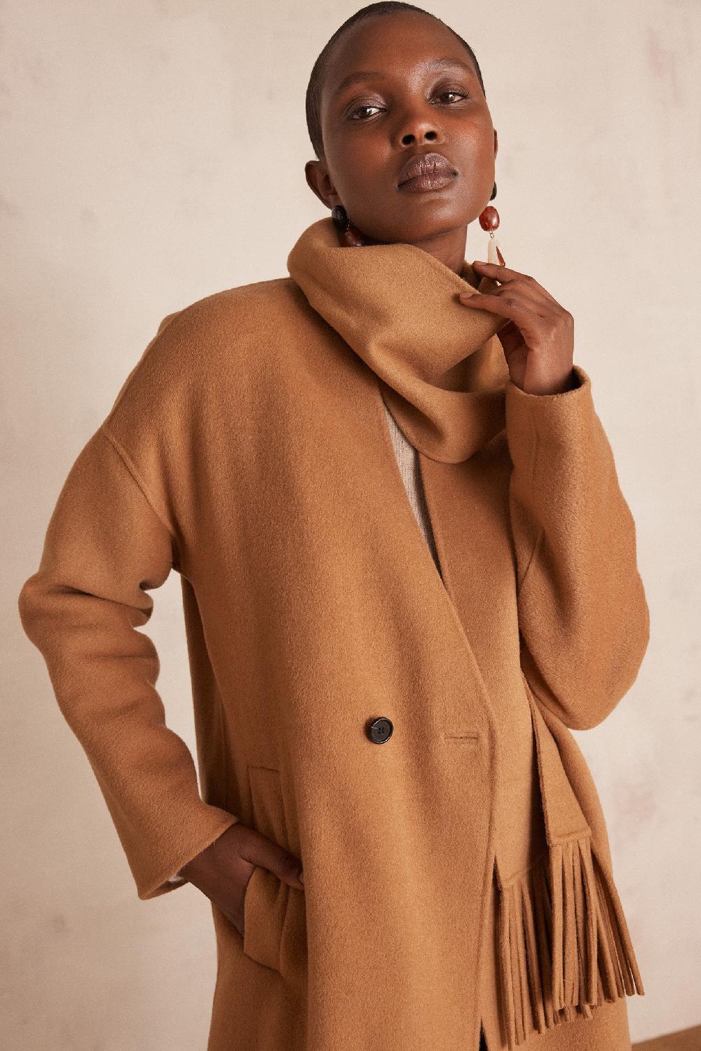Maison 123 DAHLIA Long Wool Coat
