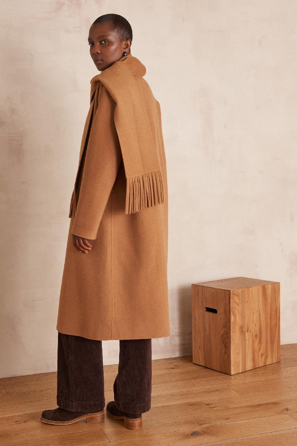 Maison 123 DAHLIA Long Wool Coat