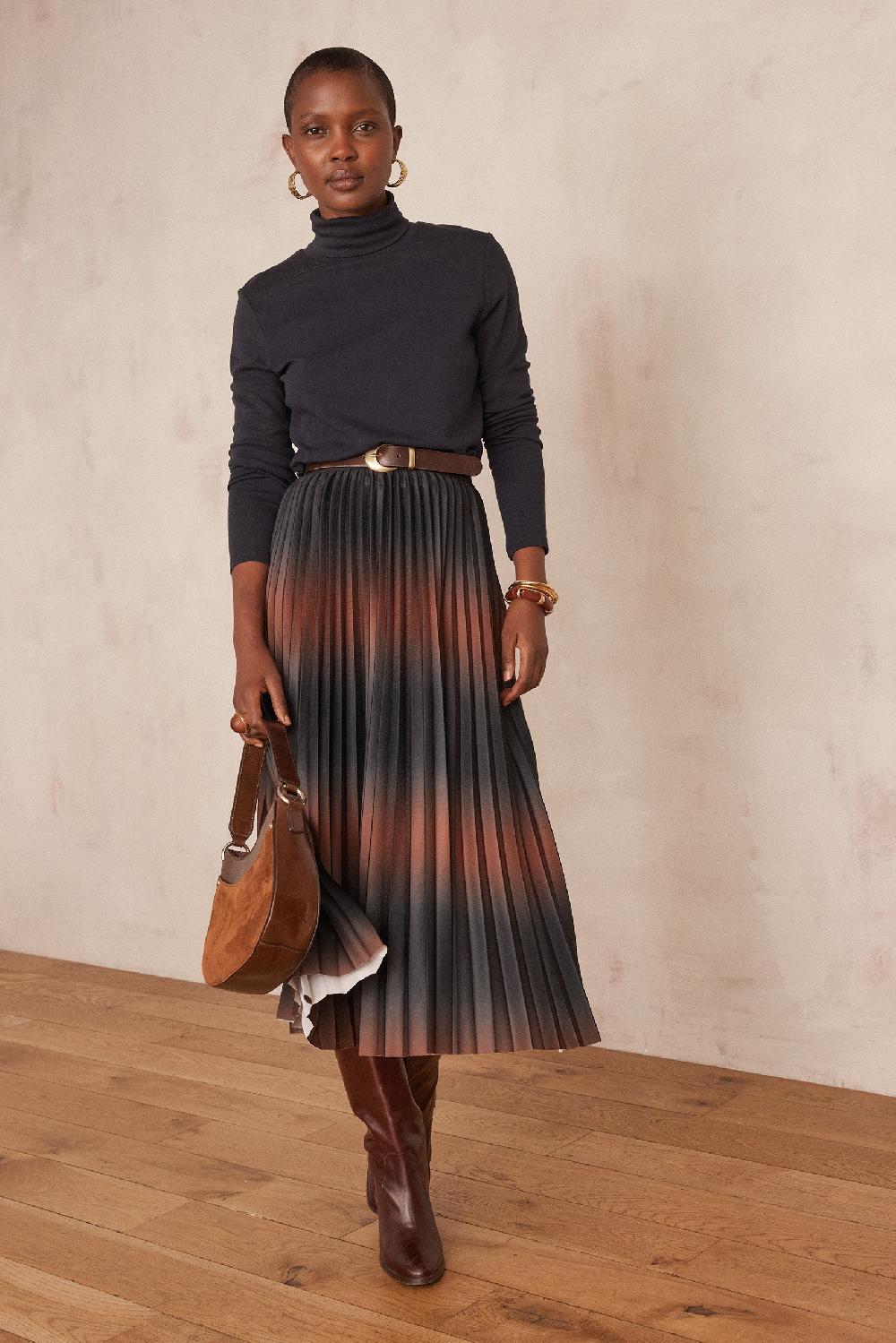 maison 123 DARCY pleated skirt