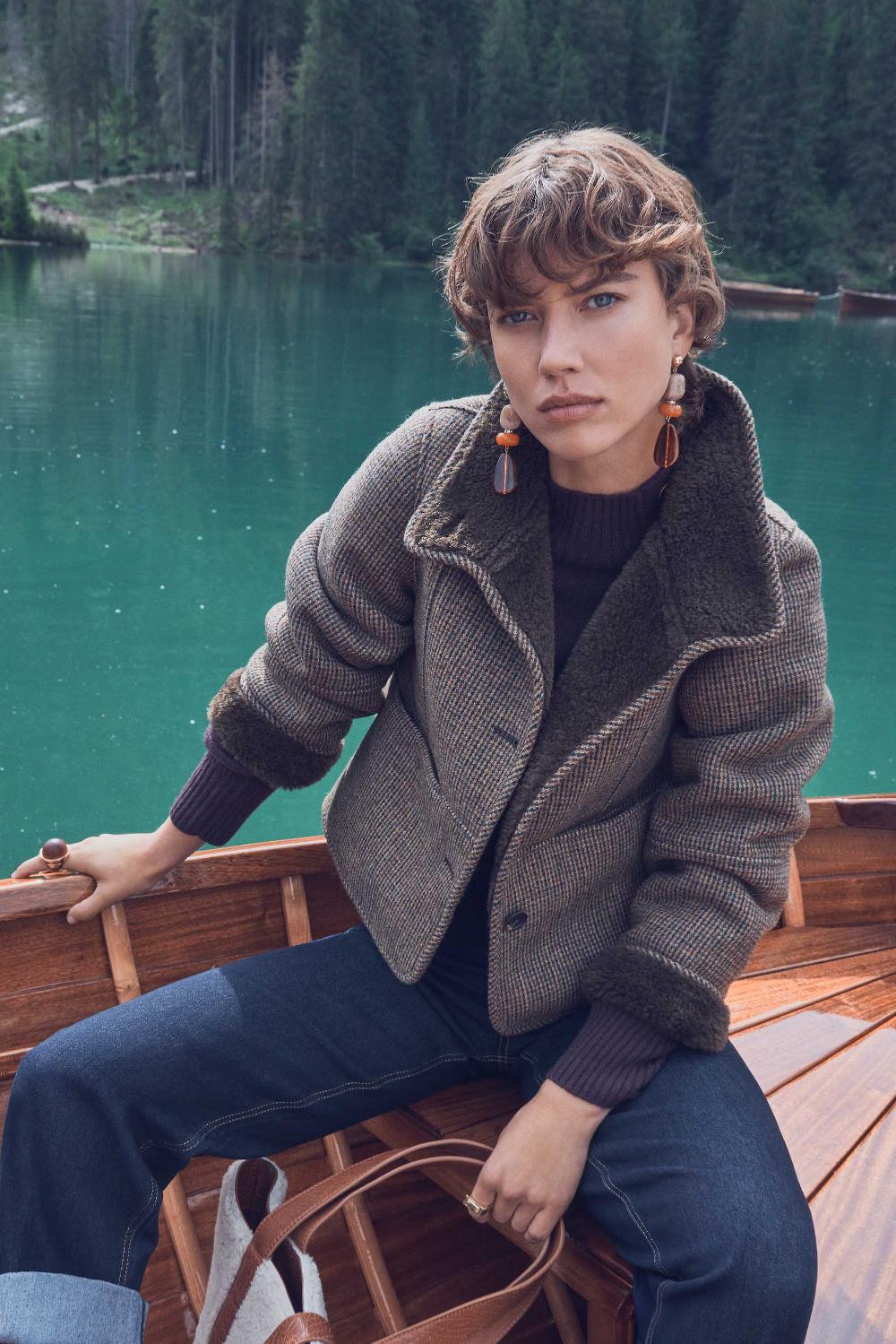 maison 123 DARIO checked coat