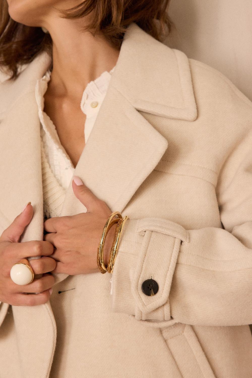 Maison 123 DEAN Wool Peacoat