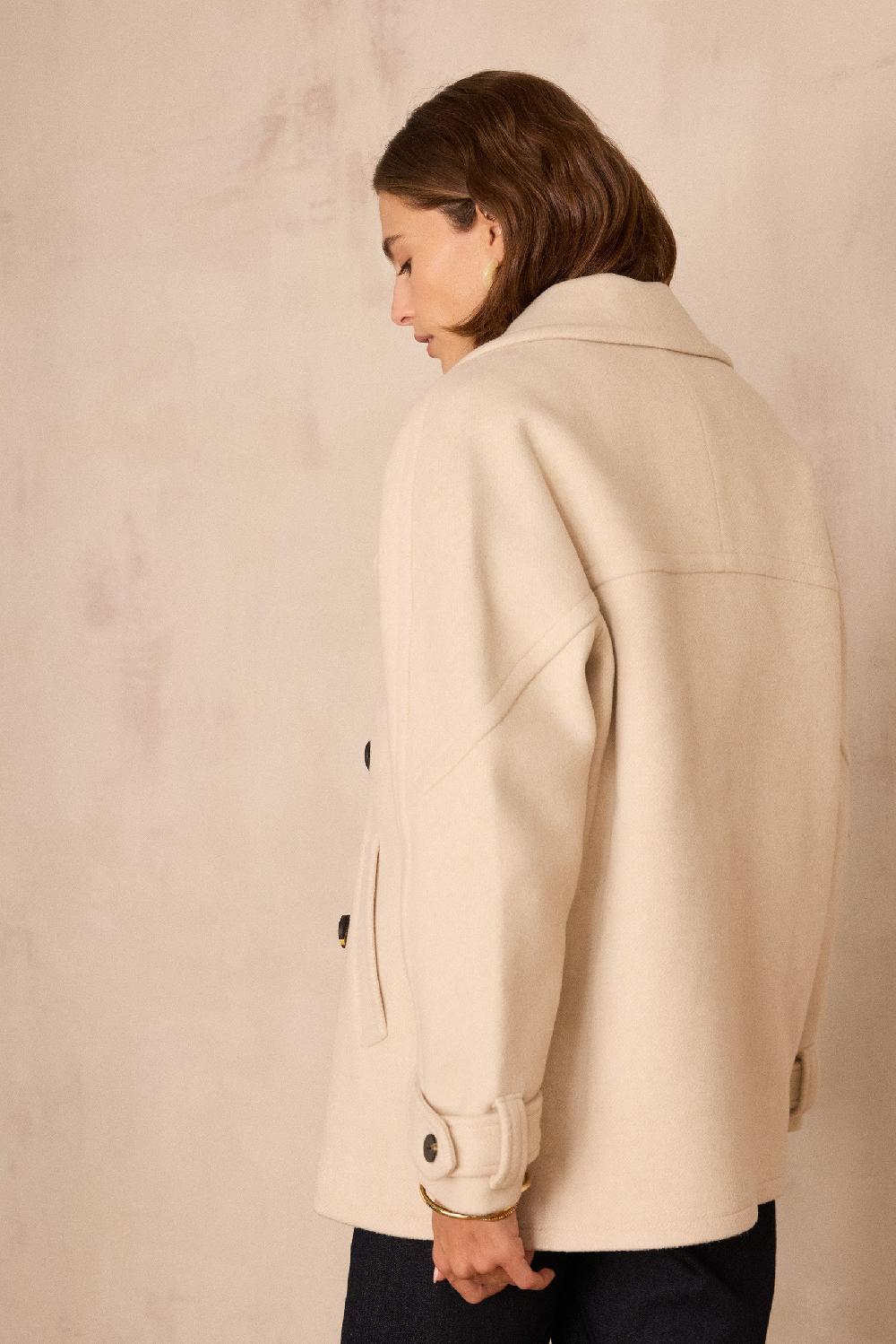 Maison 123 DEAN Wool Peacoat