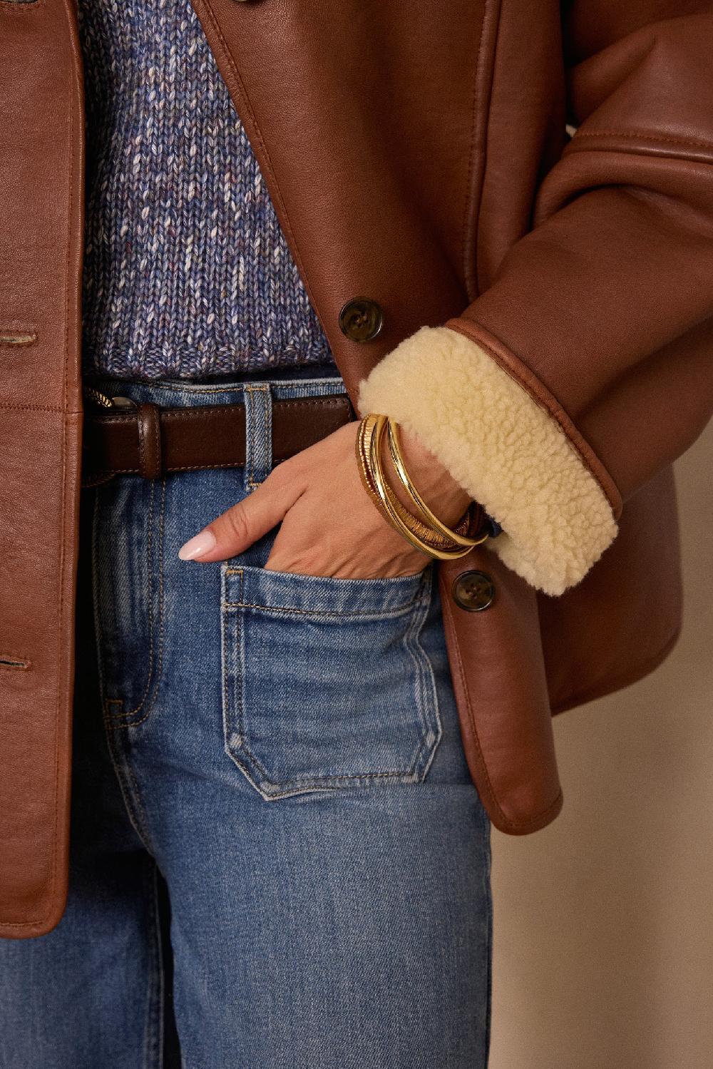 Maison 123 DEBBIE Leather Coat