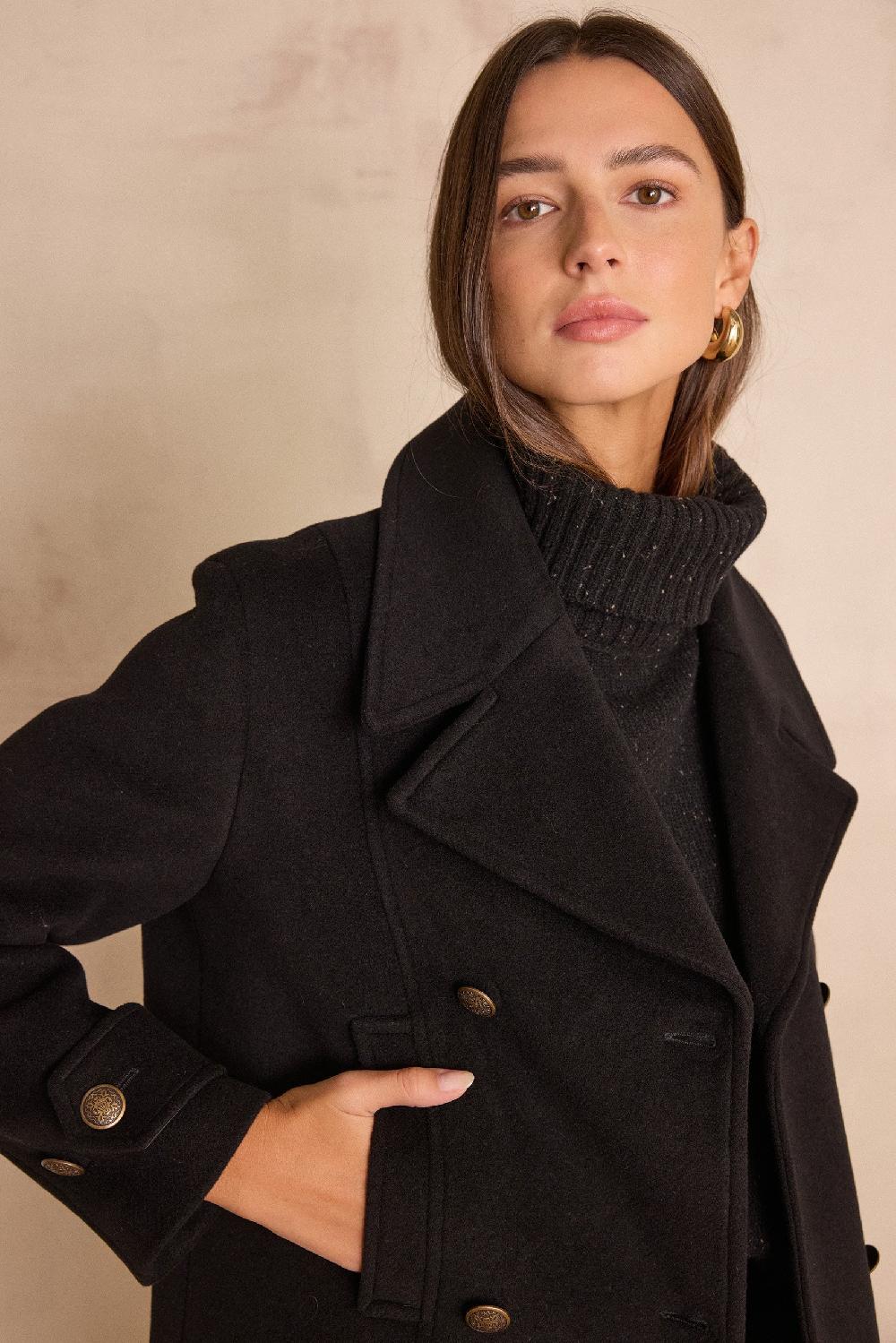 Maison 123 DJANIS Wool Pea Coat