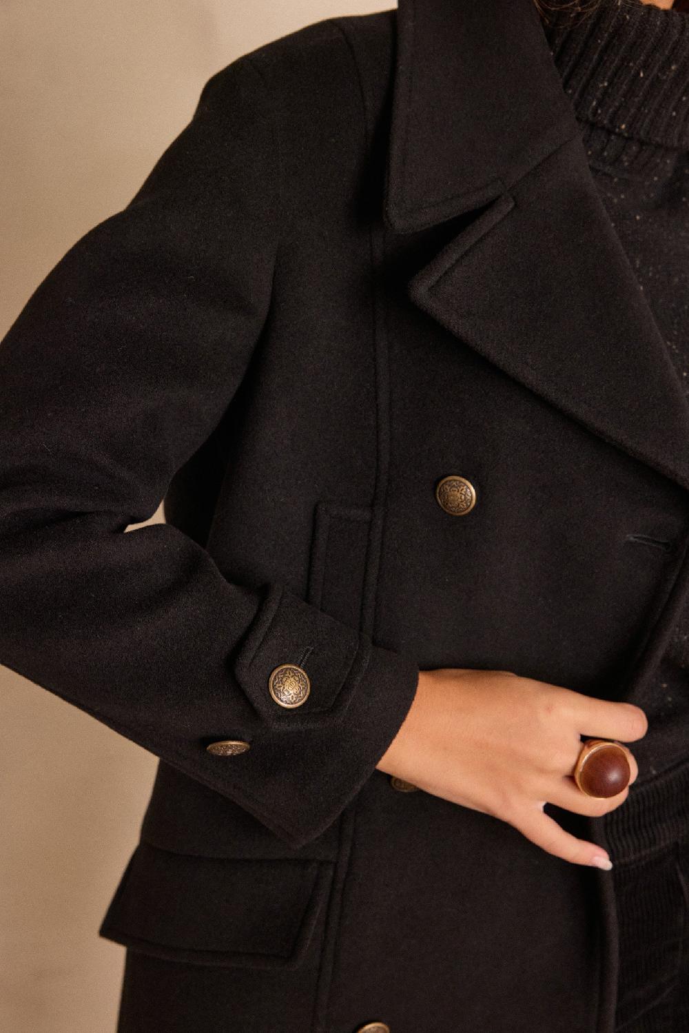 Maison 123 DJANIS Wool Pea Coat