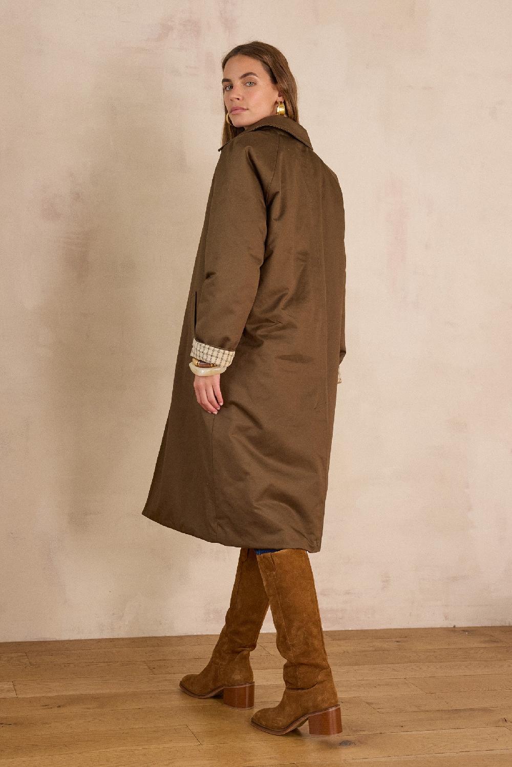 Maison 123 DRISS Cotton Trench Coat