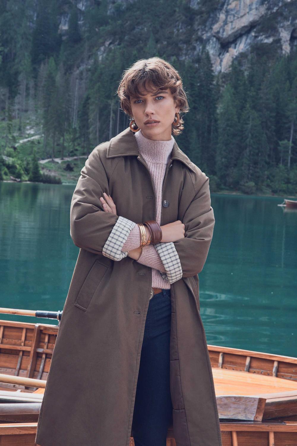 maison 123 DRISS cotton trench coat