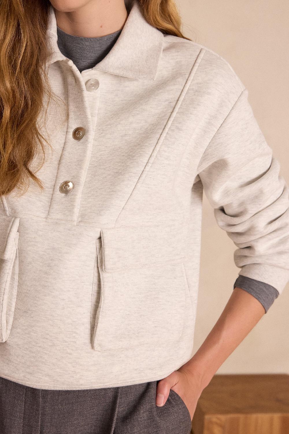 Maison 123 FABIEN Cotton Sweatshirt