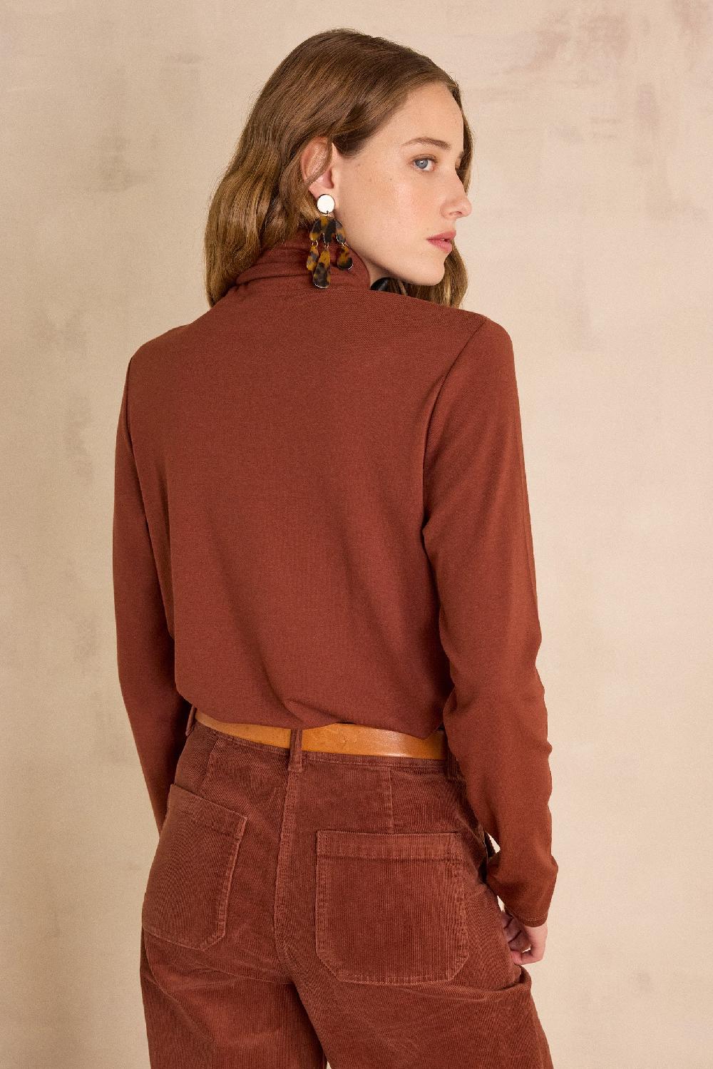 Maison 123 FERGUIE Cotton Turtleneck T-shirt